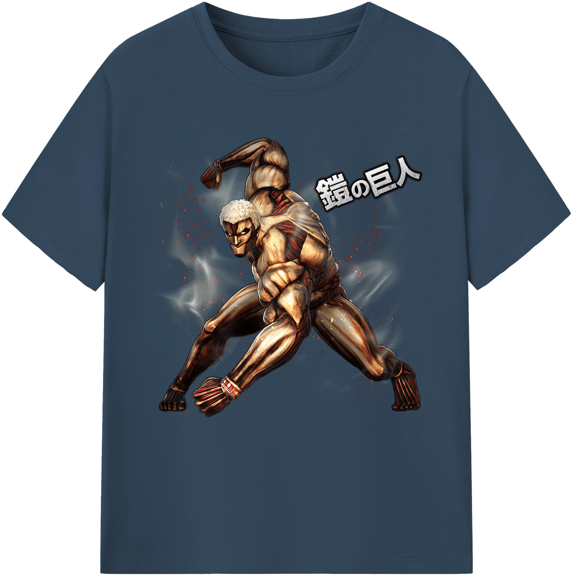 （画像用） 進撃の巨人 Attack on Titan レディースカジュアルプリントTシャツ（綿100％）