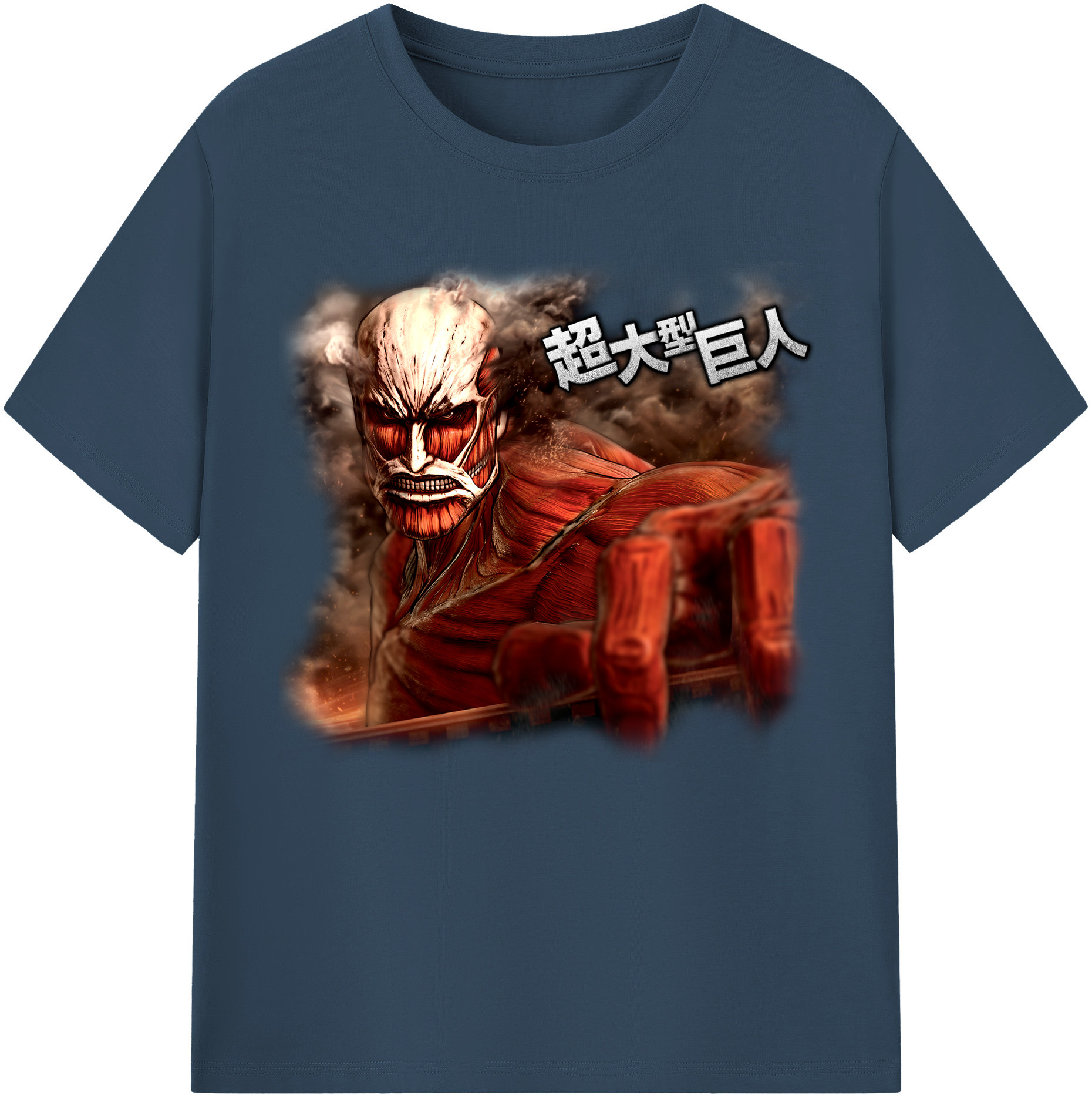 （画像用） 進撃の巨人 Attack on Titan レディースカジュアルプリントTシャツ（綿100％）