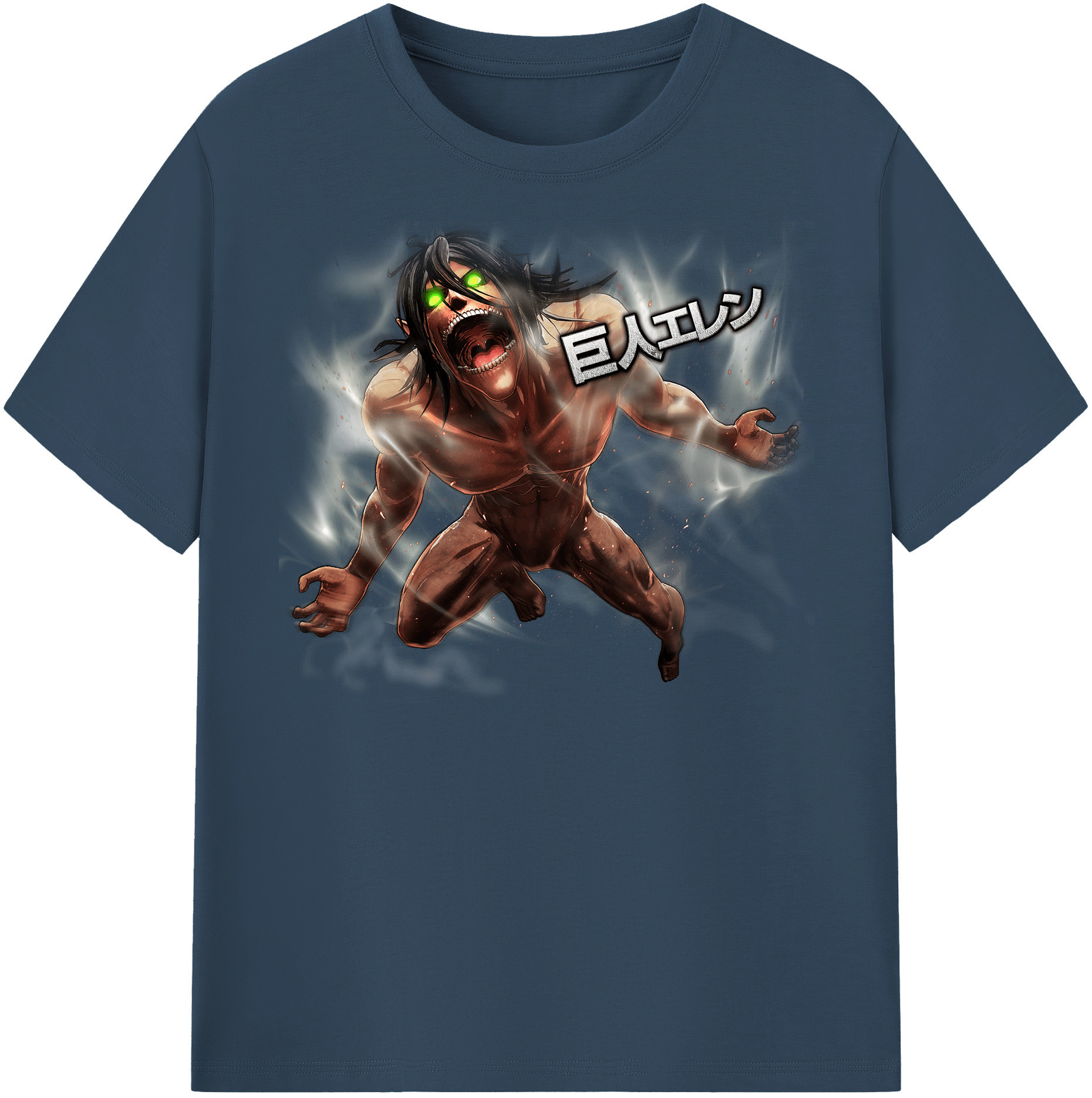 （画像用） 進撃の巨人 Attack on Titan レディースカジュアルプリントTシャツ（綿100％）