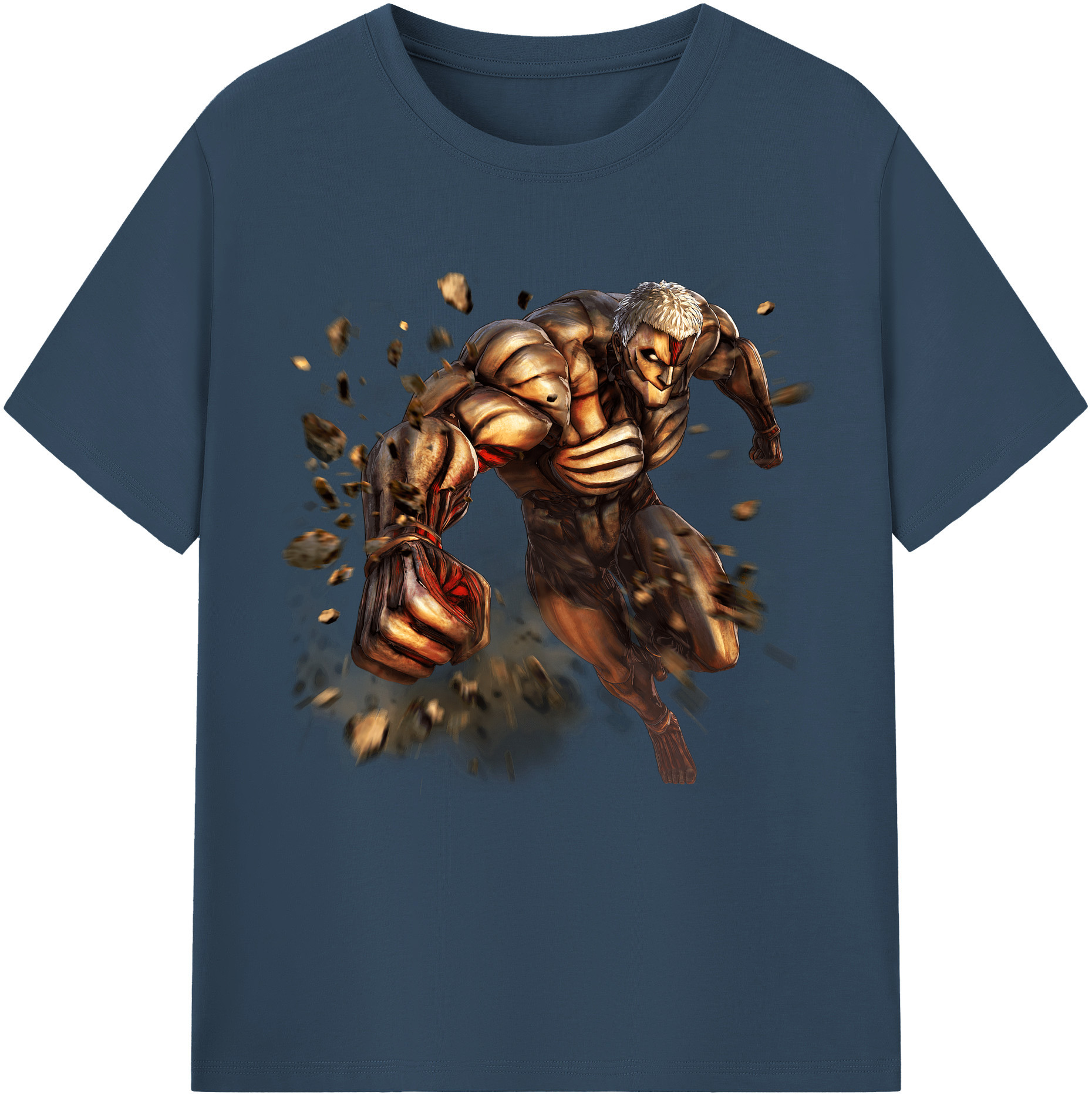 （画像用） 進撃の巨人 Attack on Titan レディースカジュアルプリントTシャツ（綿100％）