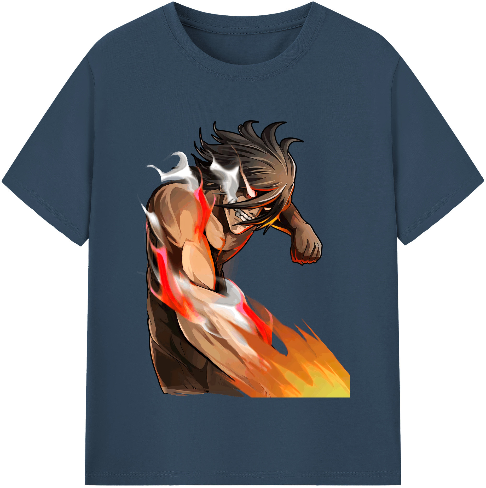 （画像用） 進撃の巨人 Attack on Titan レディースカジュアルプリントTシャツ（綿100％）