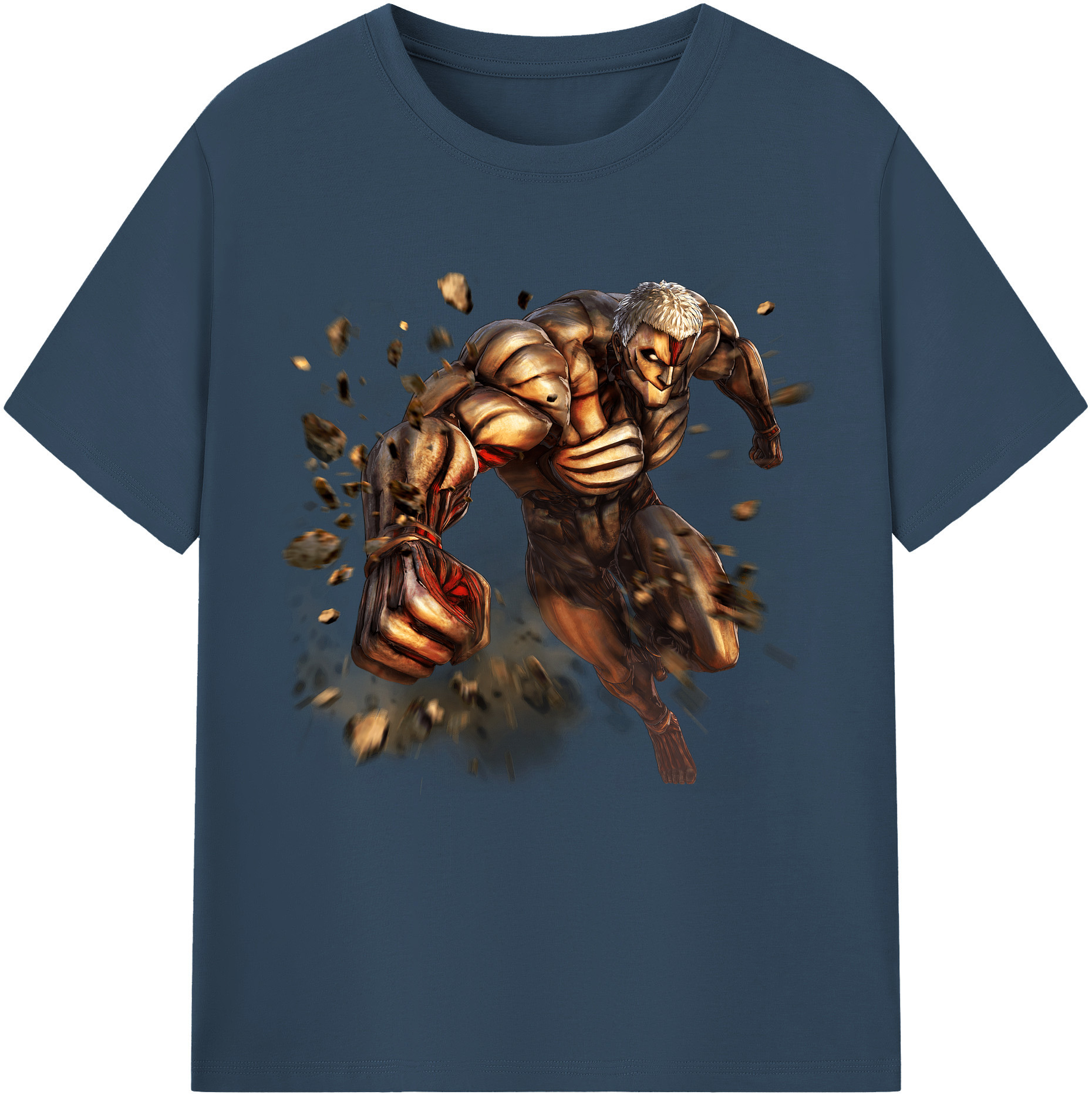 （画像用） 進撃の巨人 Attack on Titan レディースカジュアルプリントTシャツ（綿100％）