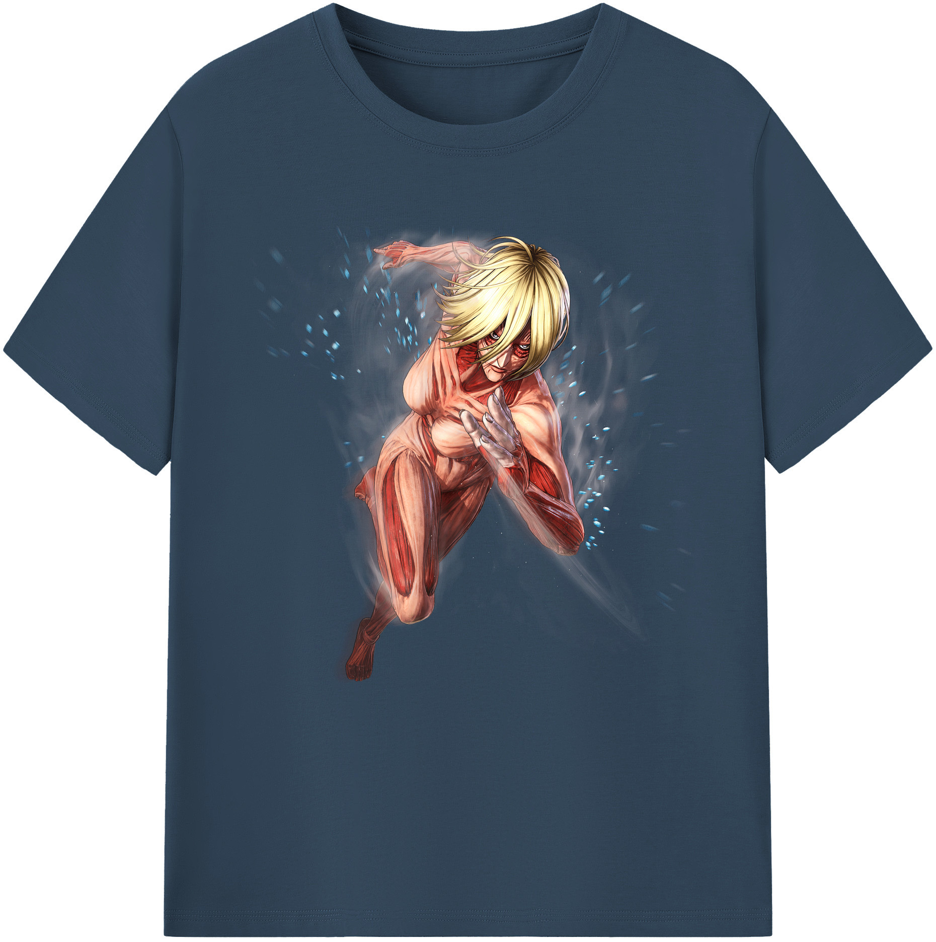 （画像用） 進撃の巨人 Attack on Titan レディースカジュアルプリントTシャツ（綿100％）