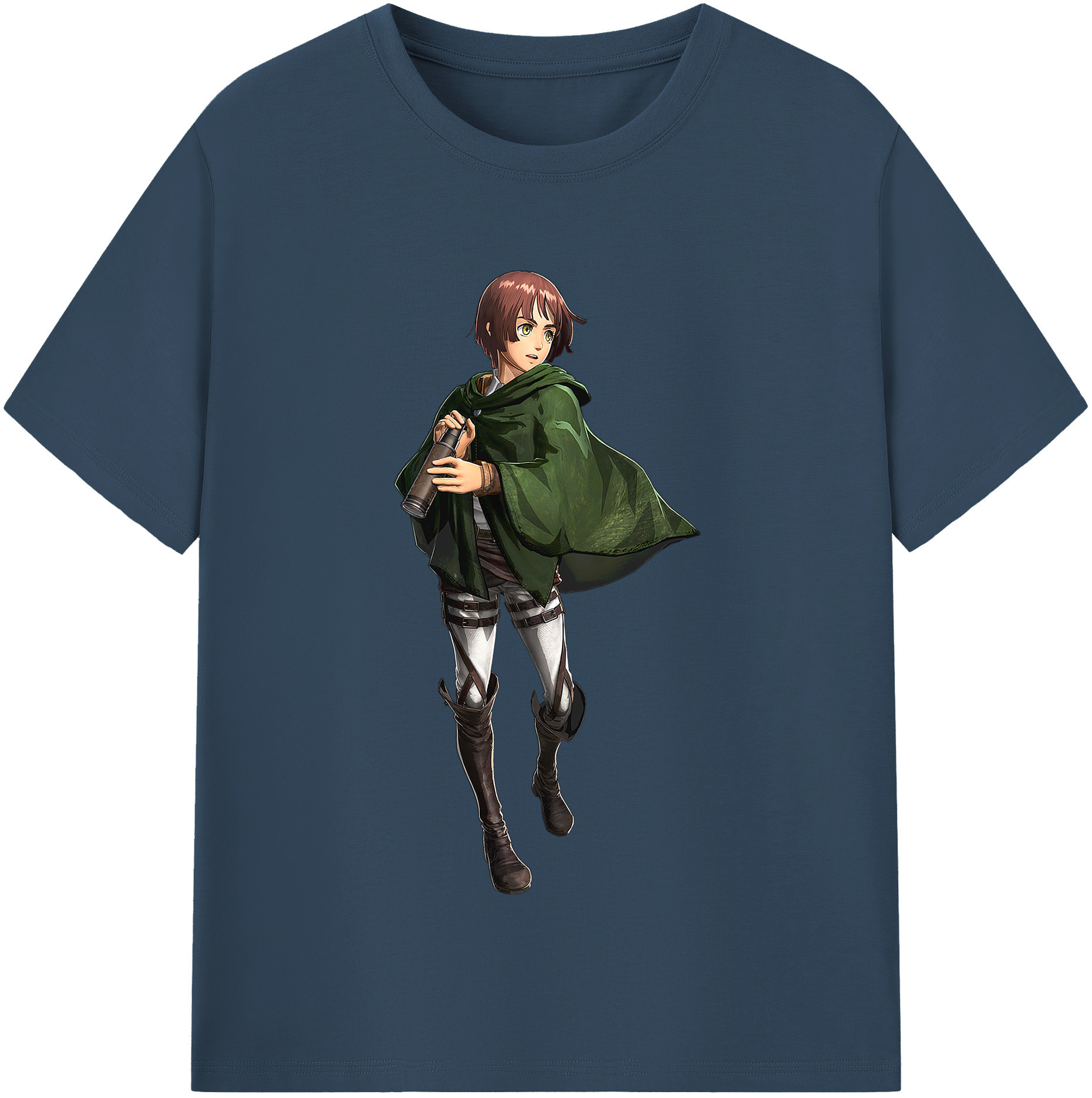 （画像用） 進撃の巨人 Attack on Titan レディースカジュアルプリントTシャツ（綿100％）