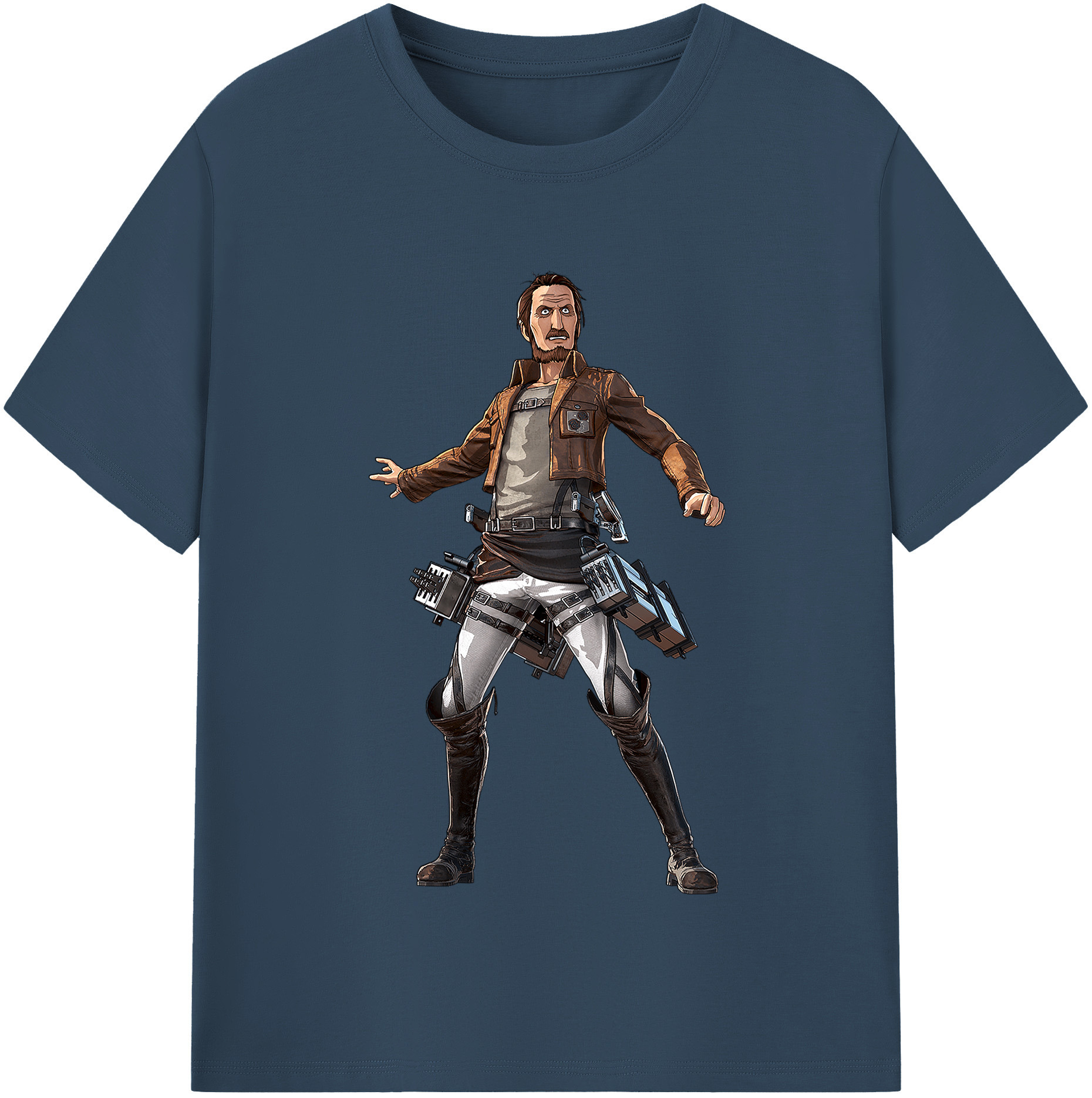 （画像用） 進撃の巨人 Attack on Titan レディースカジュアルプリントTシャツ（綿100％）