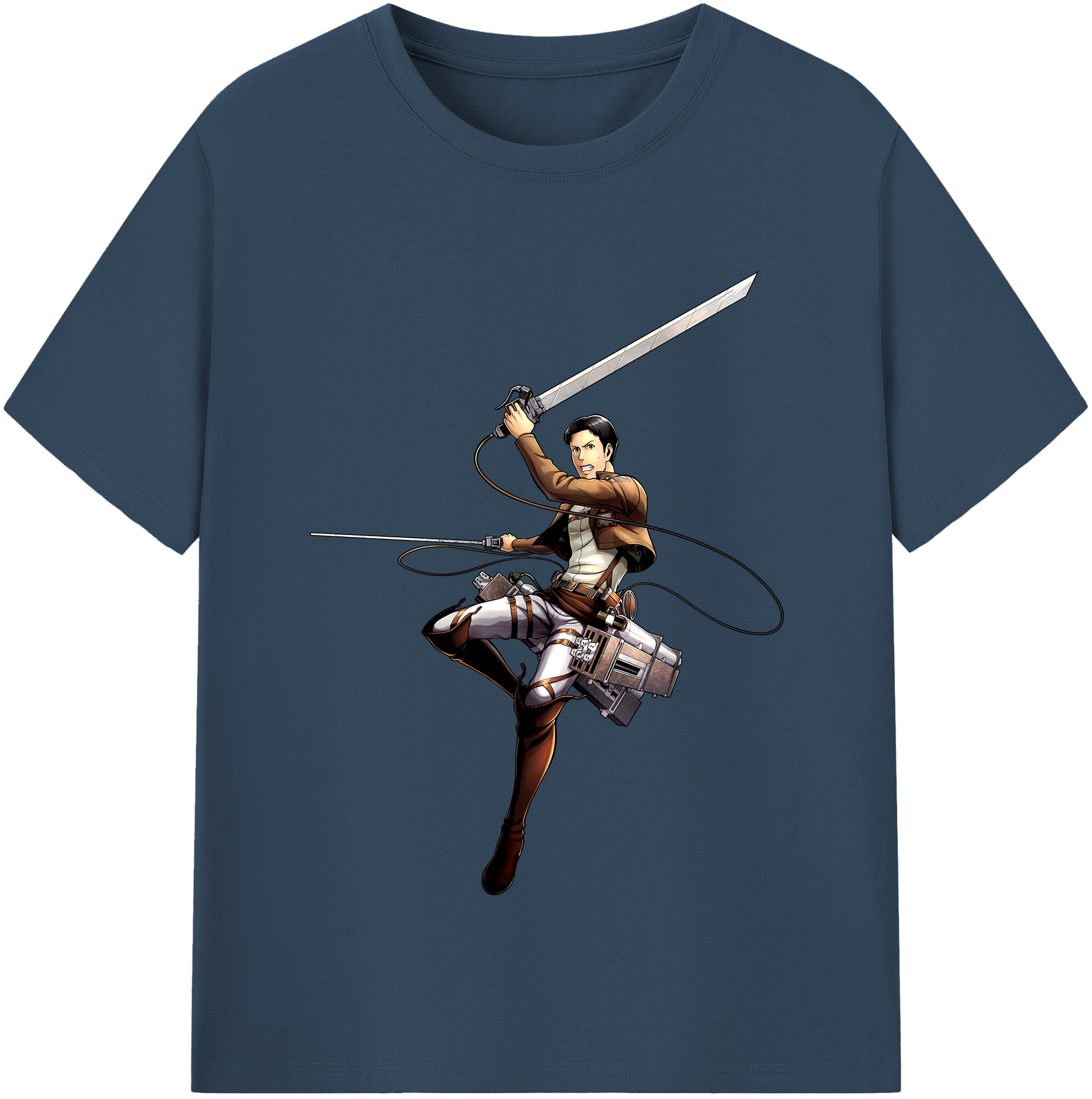 （画像用） 進撃の巨人 Attack on Titan レディースカジュアルプリントTシャツ（綿100％）