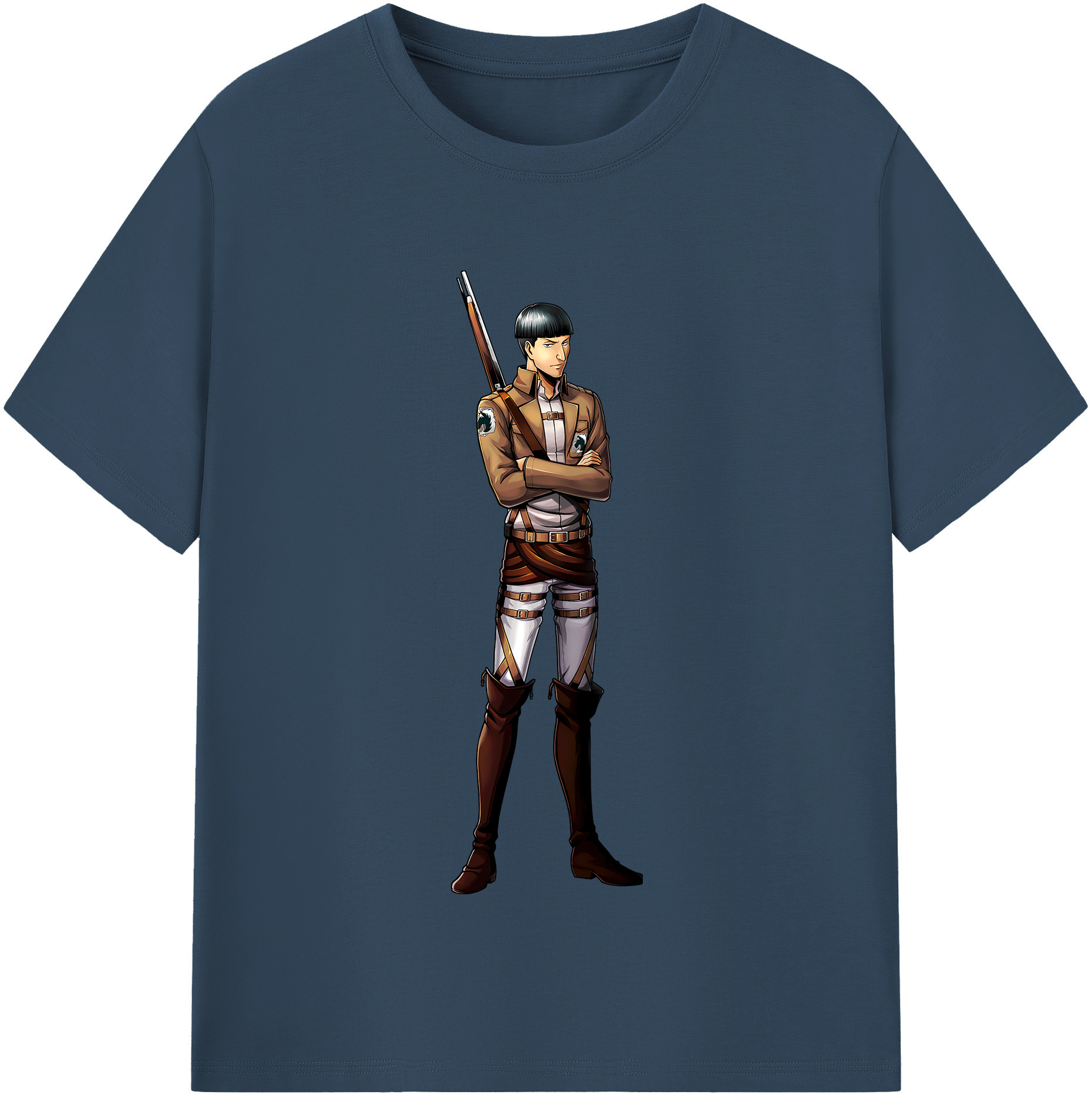 （画像用） 進撃の巨人 Attack on Titan レディースカジュアルプリントTシャツ（綿100％）