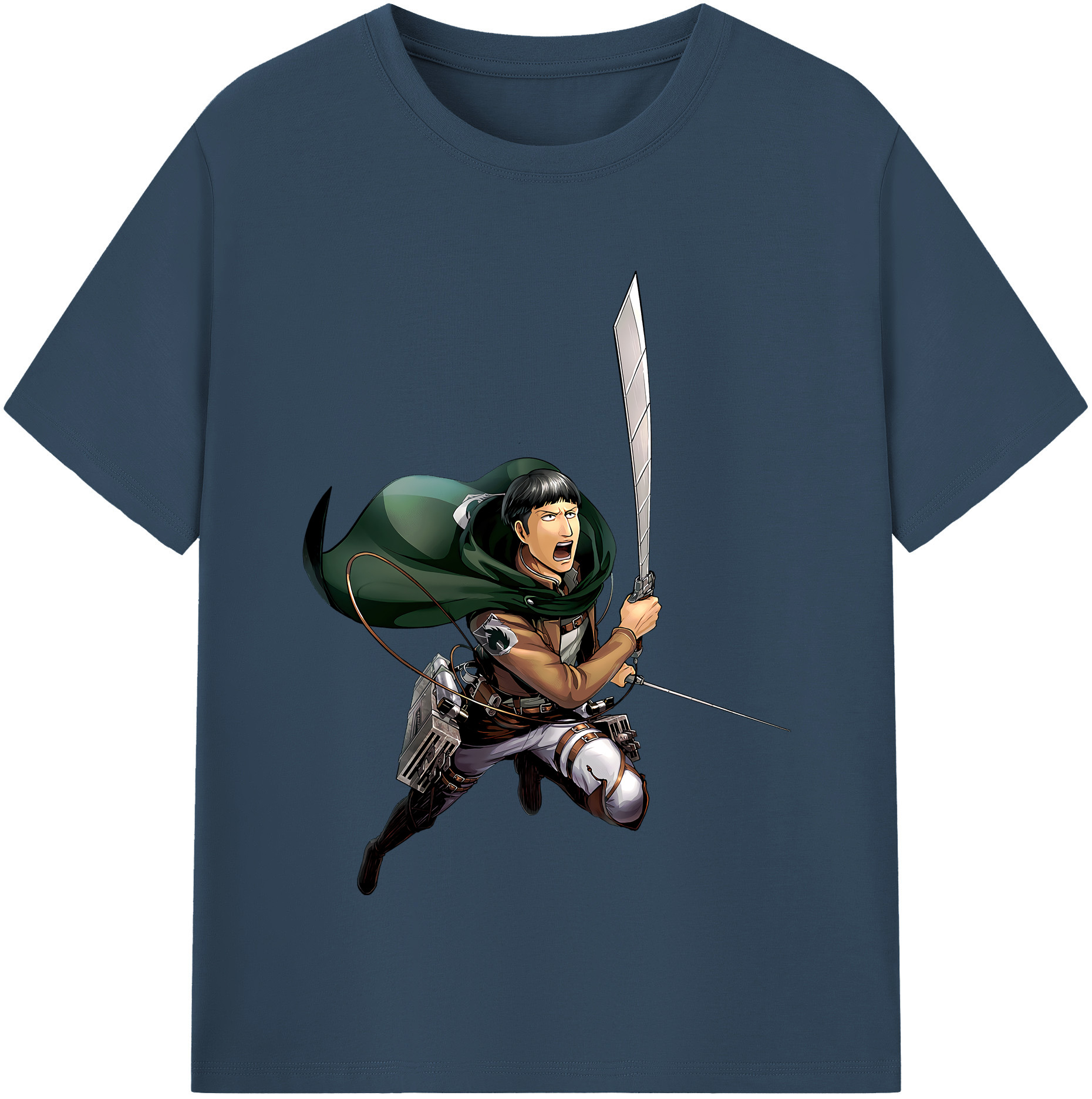 （画像用） 進撃の巨人 Attack on Titan レディースカジュアルプリントTシャツ（綿100％）