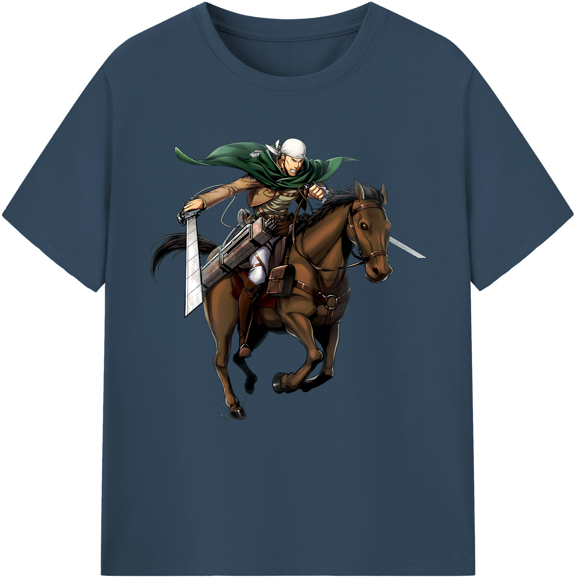 （画像用） 進撃の巨人 Attack on Titan レディースカジュアルプリントTシャツ（綿100％）
