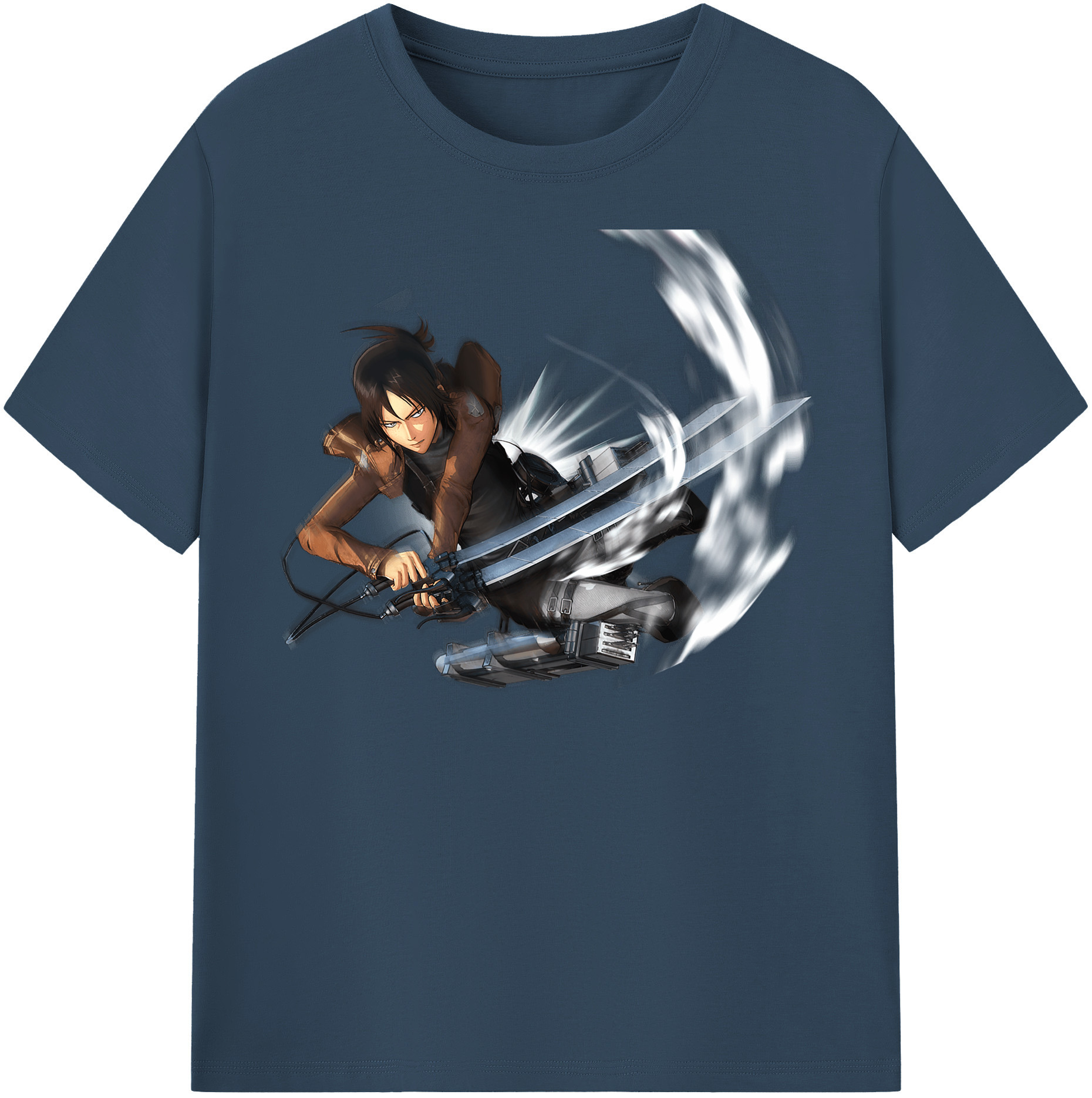 （画像用） 進撃の巨人 Attack on Titan レディースカジュアルプリントTシャツ（綿100％）