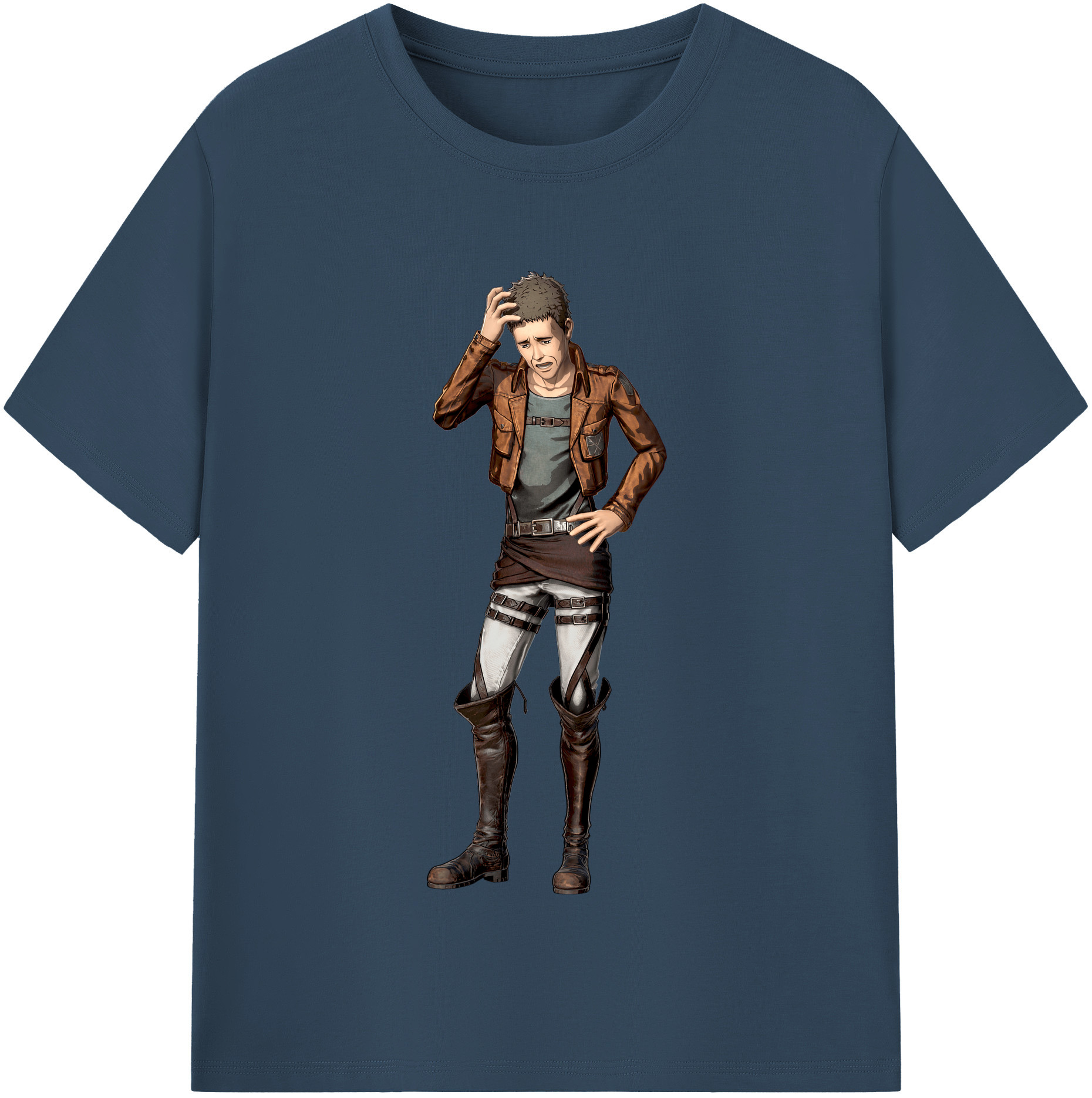 （画像用） 進撃の巨人 Attack on Titan レディースカジュアルプリントTシャツ（綿100％）