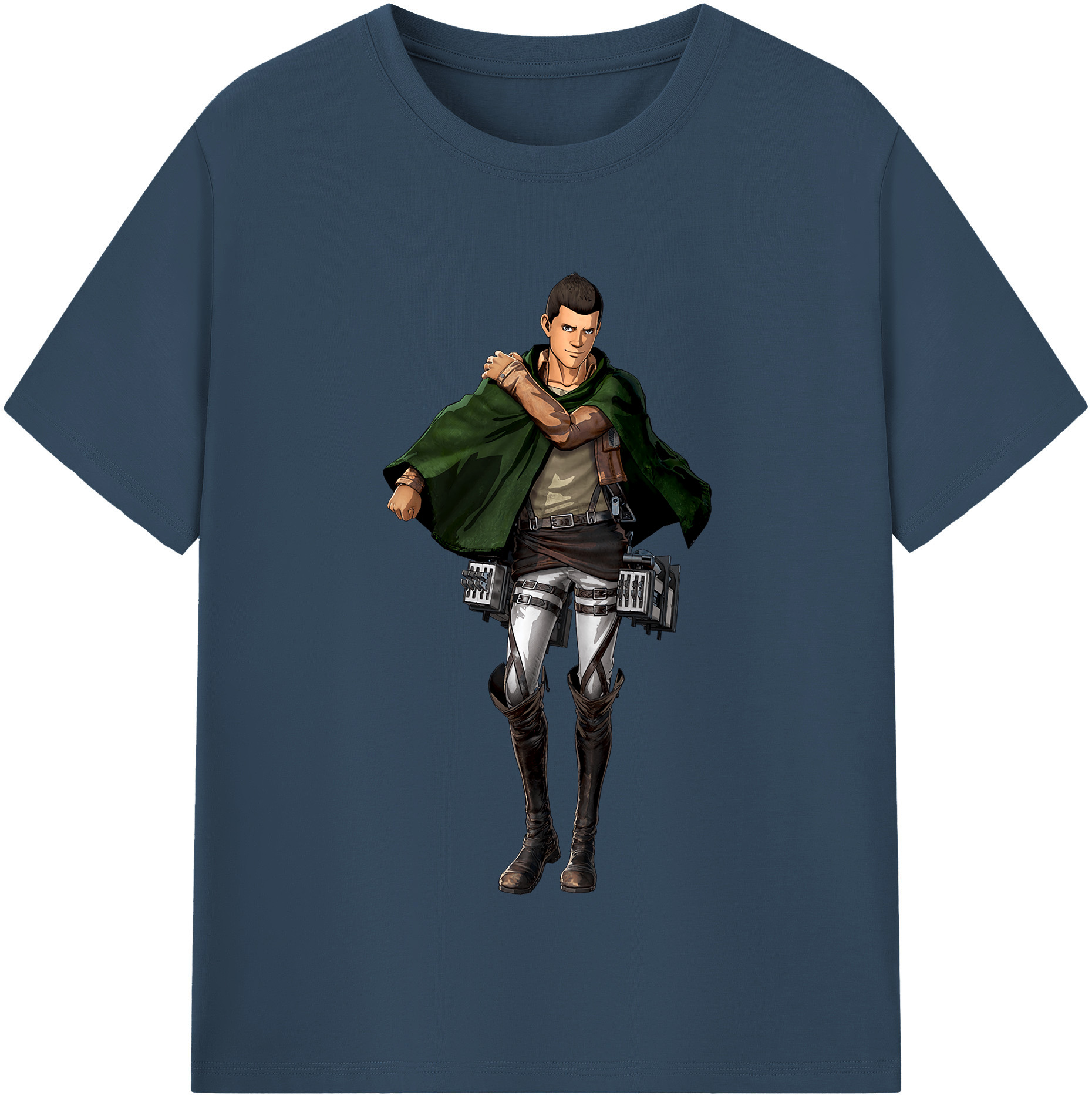 （画像用） 進撃の巨人 Attack on Titan レディースカジュアルプリントTシャツ（綿100％）