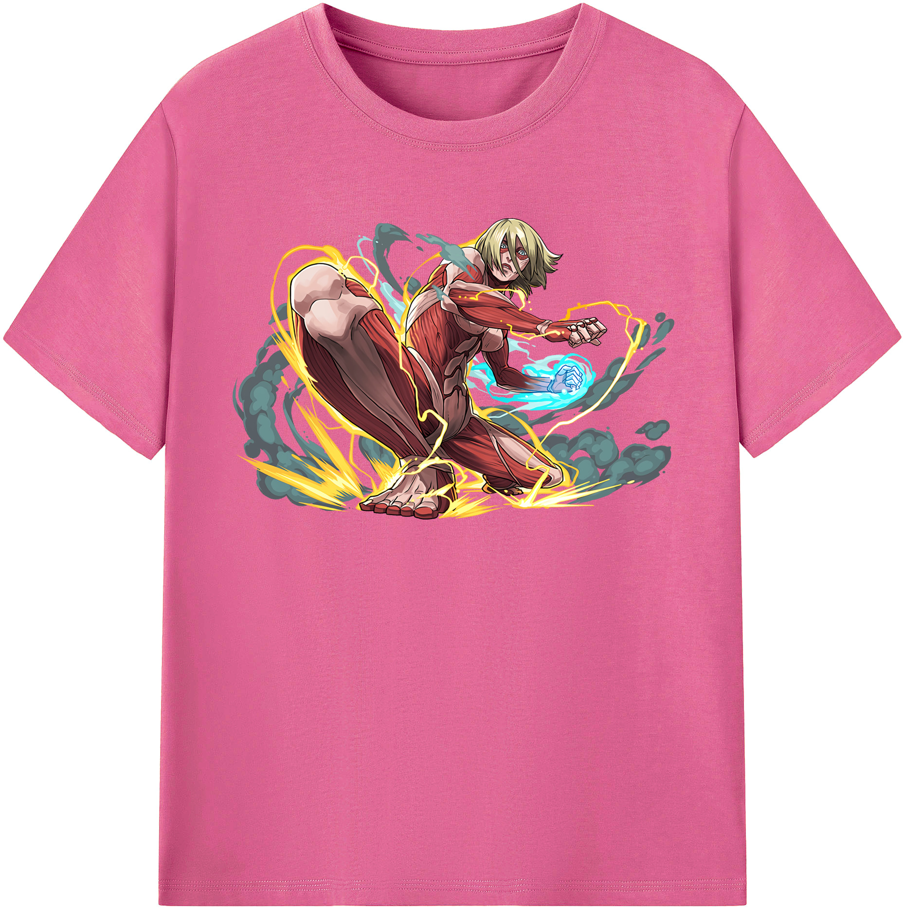 （画像用） 進撃の巨人 Attack on Titan レディースカジュアルプリントTシャツ（綿100％）
