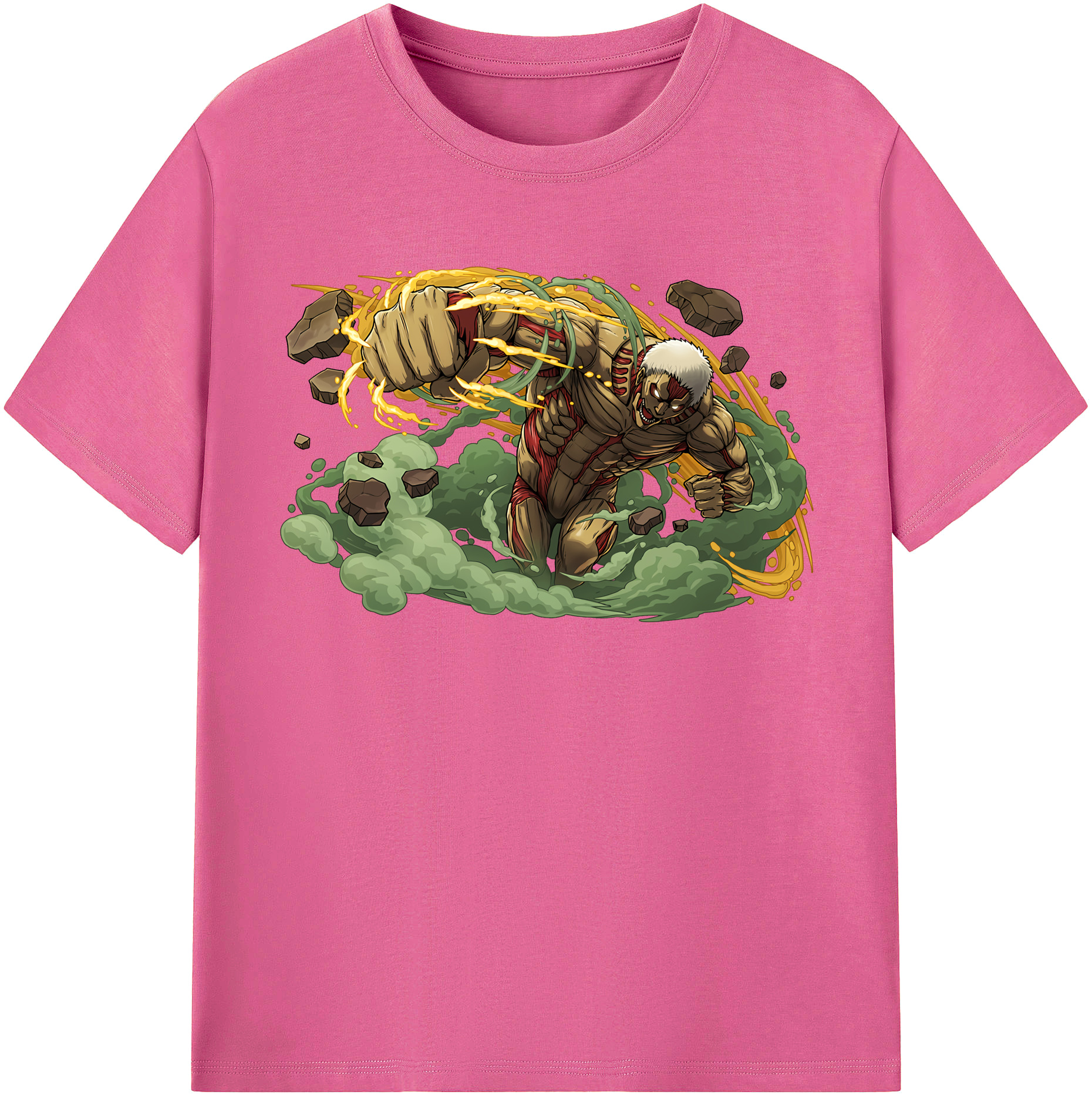 （画像用） 進撃の巨人 Attack on Titan レディースカジュアルプリントTシャツ（綿100％）