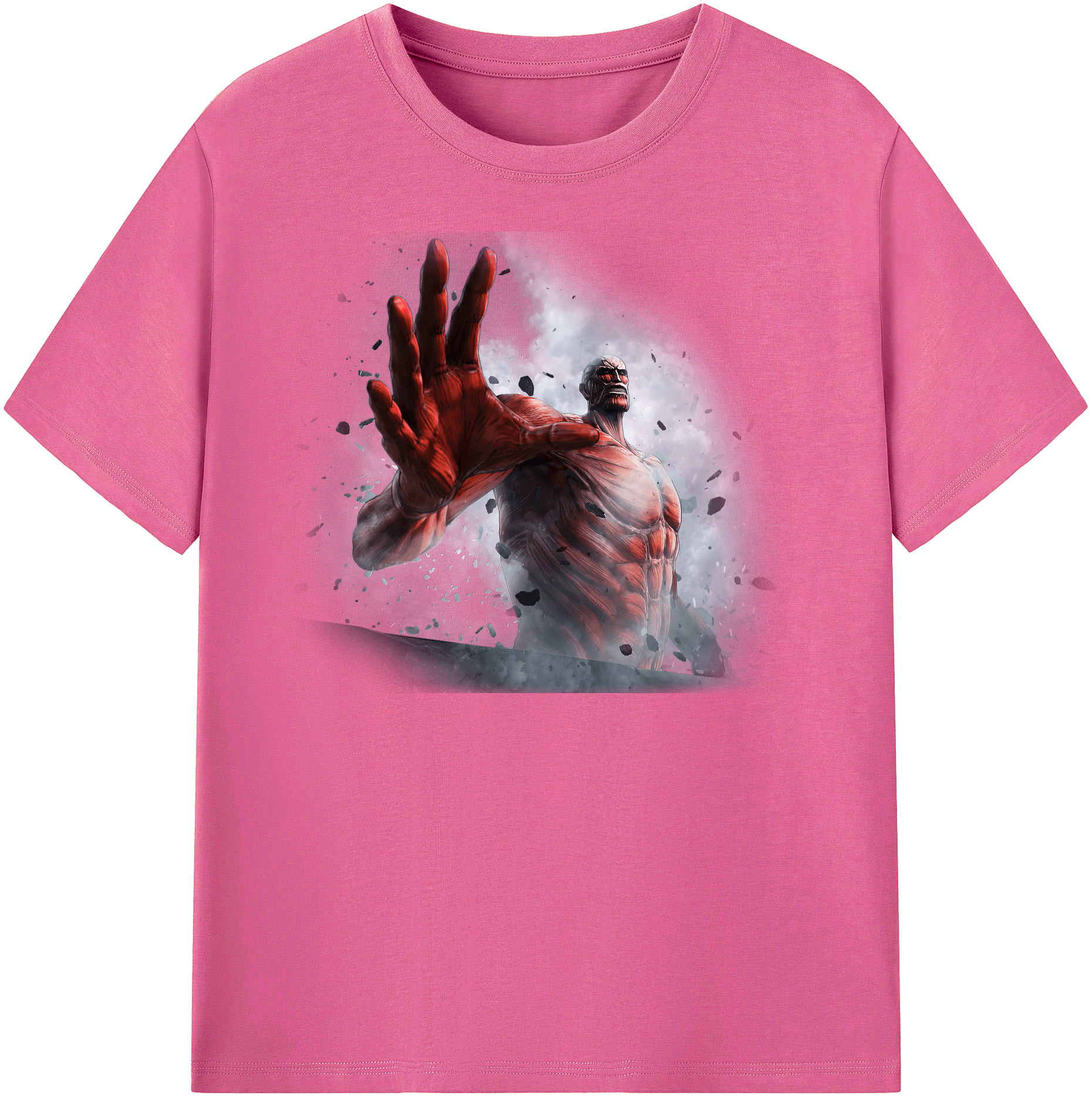 （画像用） 進撃の巨人 Attack on Titan レディースカジュアルプリントTシャツ（綿100％）