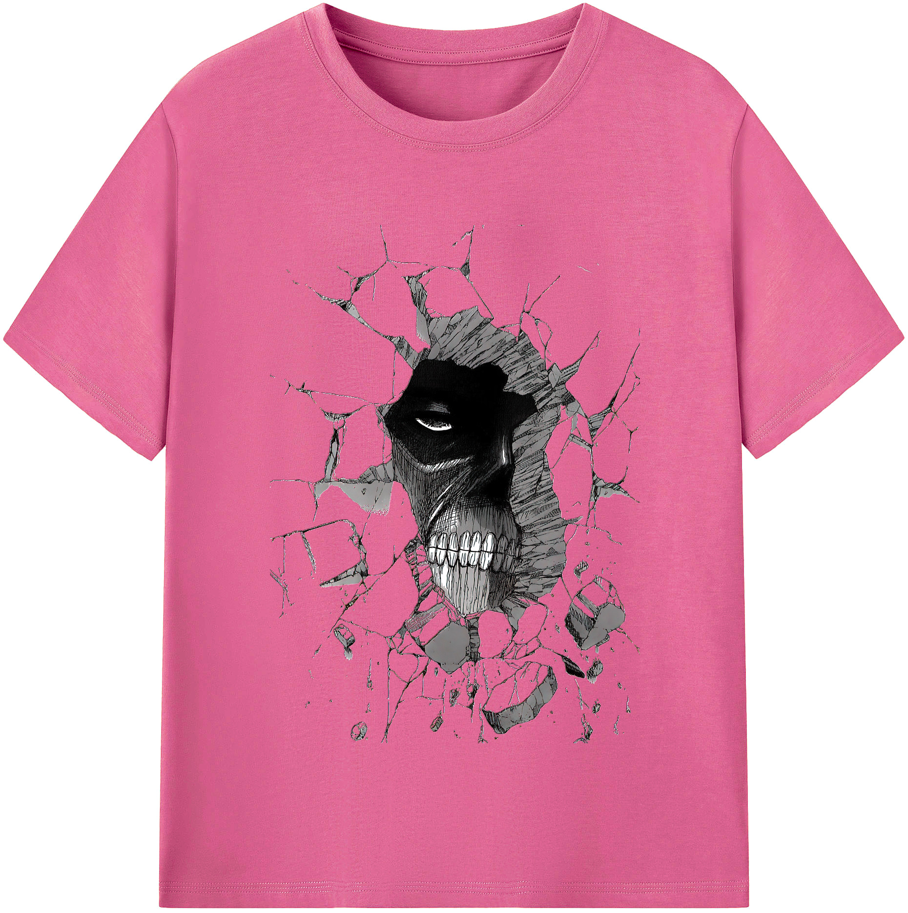 （画像用） 進撃の巨人 Attack on Titan レディースカジュアルプリントTシャツ（綿100％）