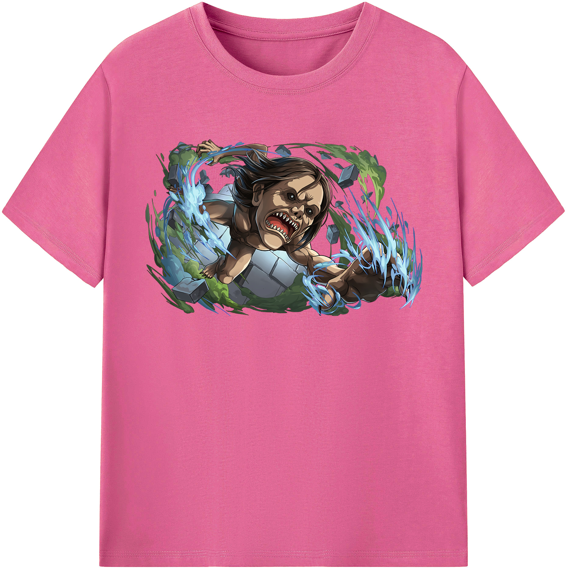 （画像用） 進撃の巨人 Attack on Titan レディースカジュアルプリントTシャツ（綿100％）