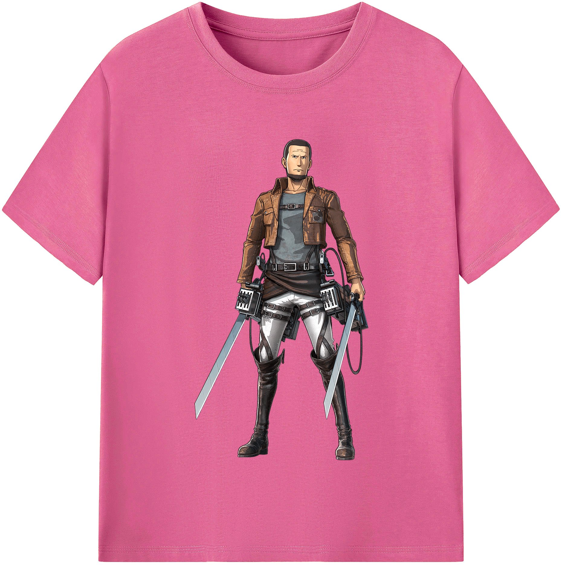 （画像用） 進撃の巨人 Attack on Titan レディースカジュアルプリントTシャツ（綿100％）