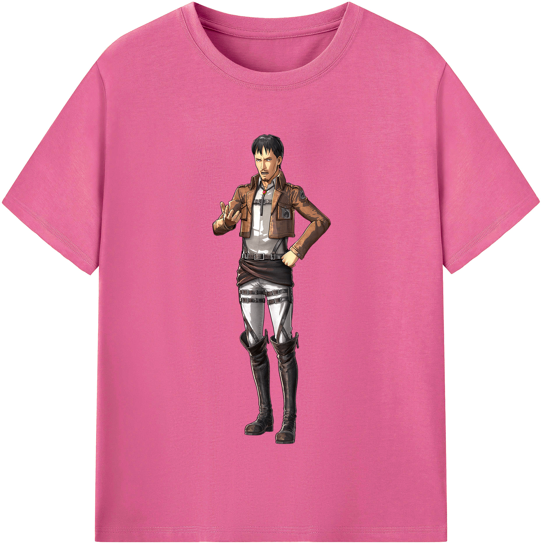 （画像用） 進撃の巨人 Attack on Titan レディースカジュアルプリントTシャツ（綿100％）