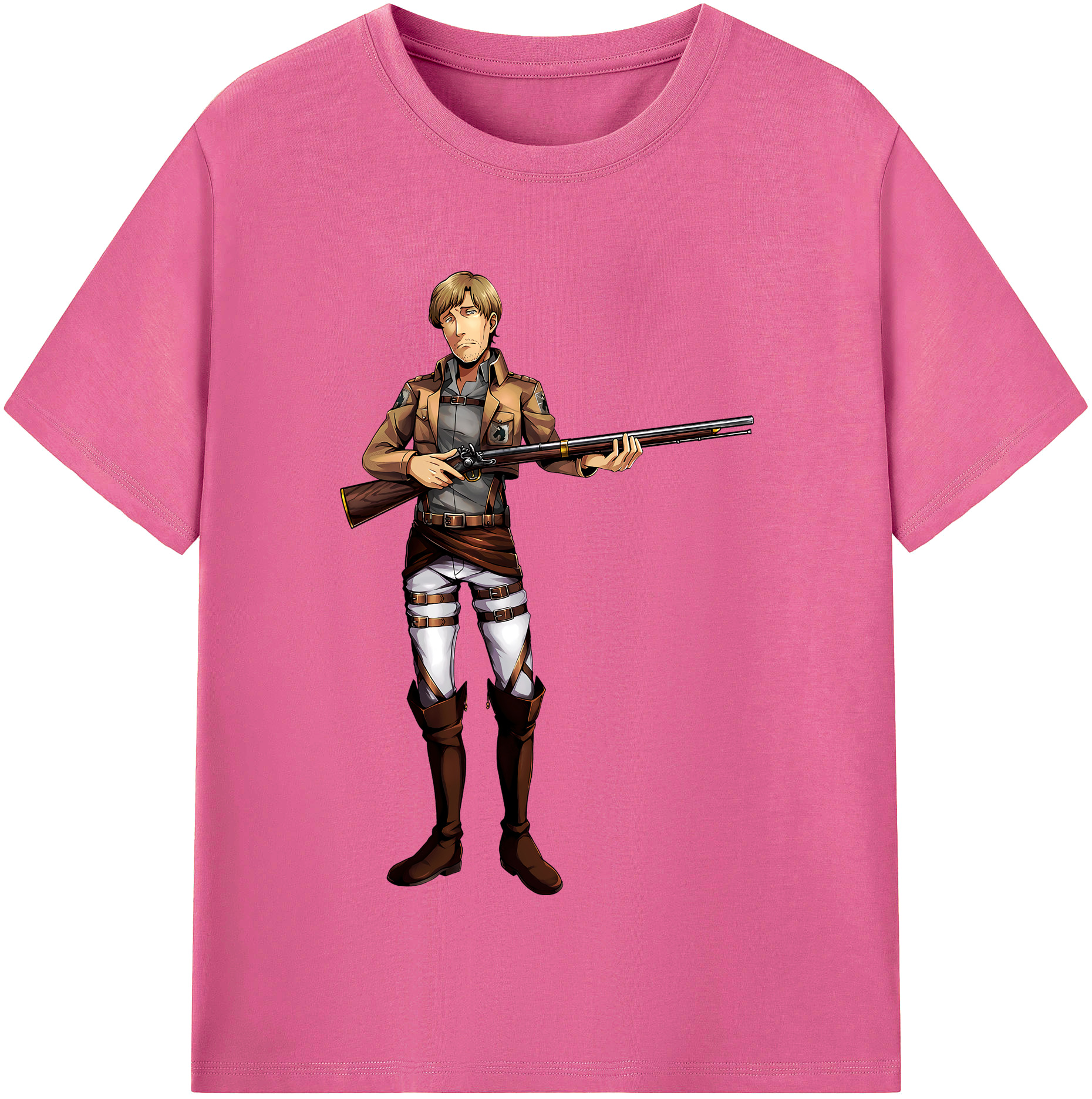 （画像用） 進撃の巨人 Attack on Titan レディースカジュアルプリントTシャツ（綿100％）