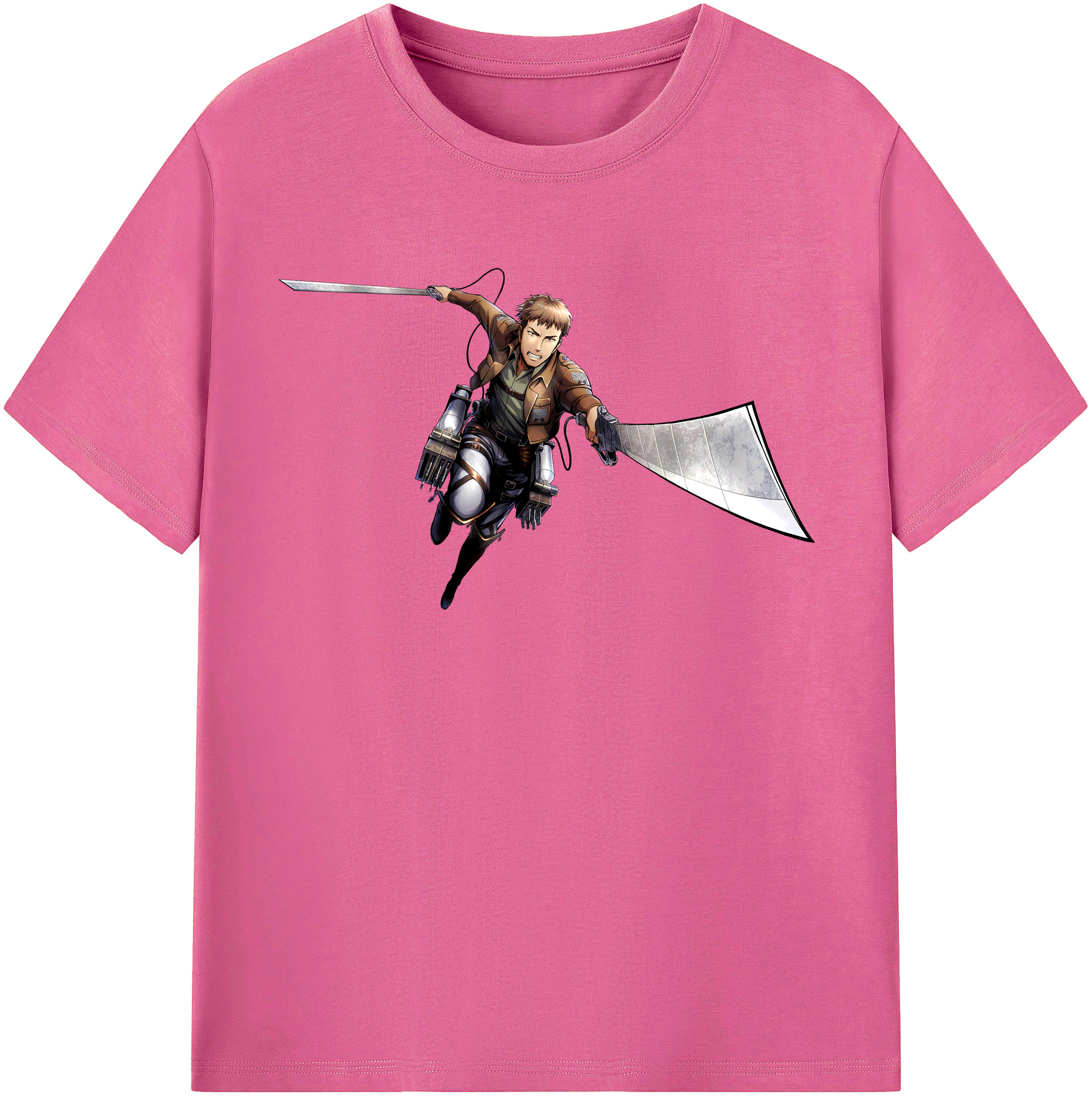 （画像用） 進撃の巨人 Attack on Titan レディースカジュアルプリントTシャツ（綿100％）