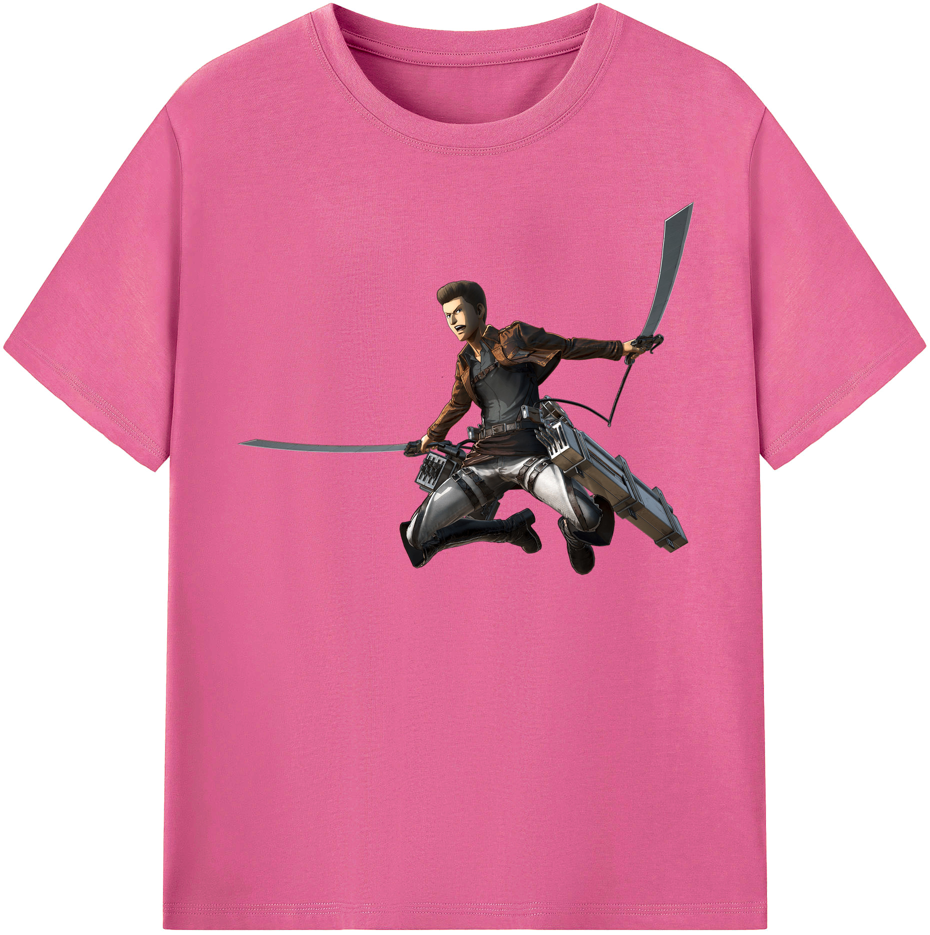 （画像用） 進撃の巨人 Attack on Titan レディースカジュアルプリントTシャツ（綿100％）