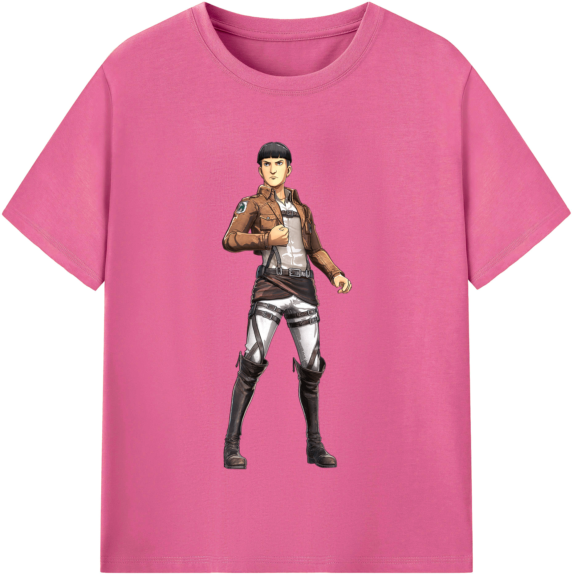 （画像用） 進撃の巨人 Attack on Titan レディースカジュアルプリントTシャツ（綿100％）