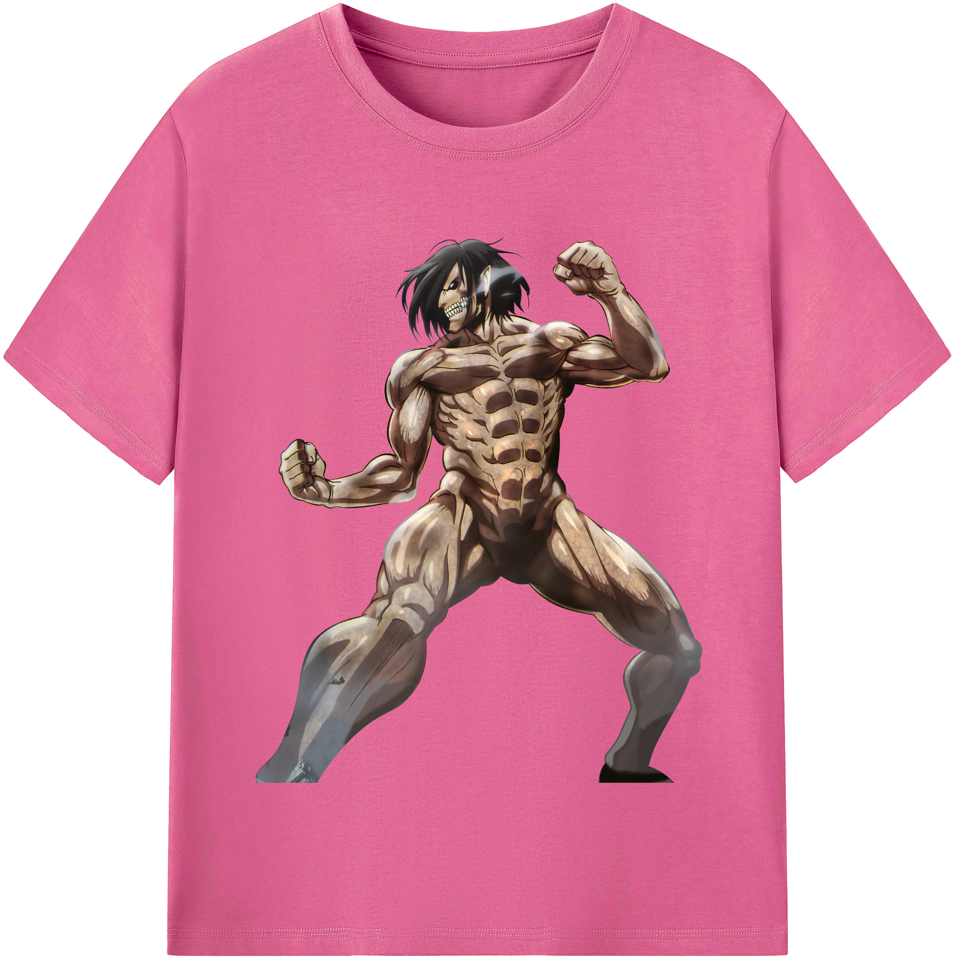 （画像用） 進撃の巨人 Attack on Titan レディースカジュアルプリントTシャツ（綿100％）