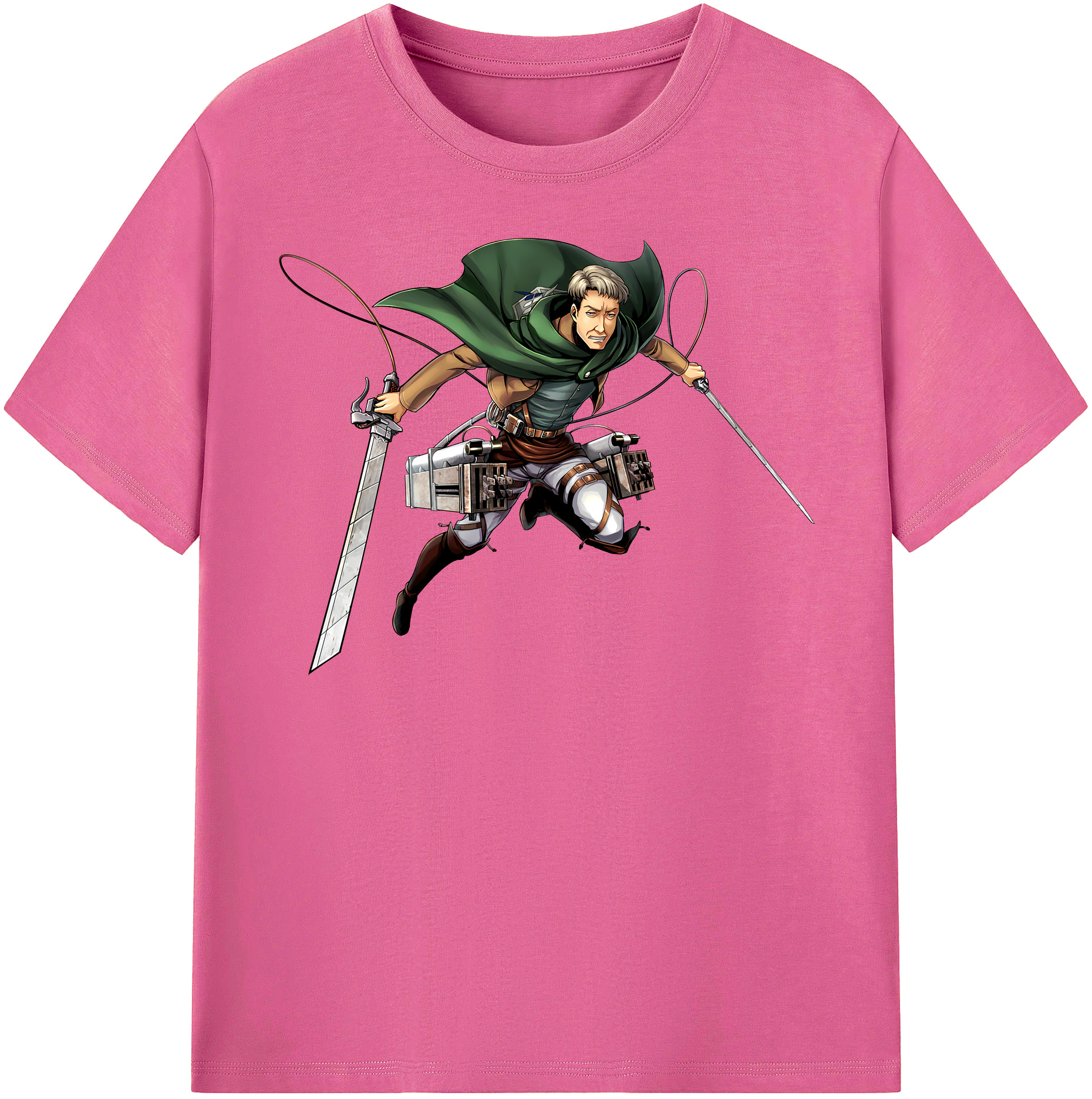 （画像用） 進撃の巨人 Attack on Titan レディースカジュアルプリントTシャツ（綿100％）