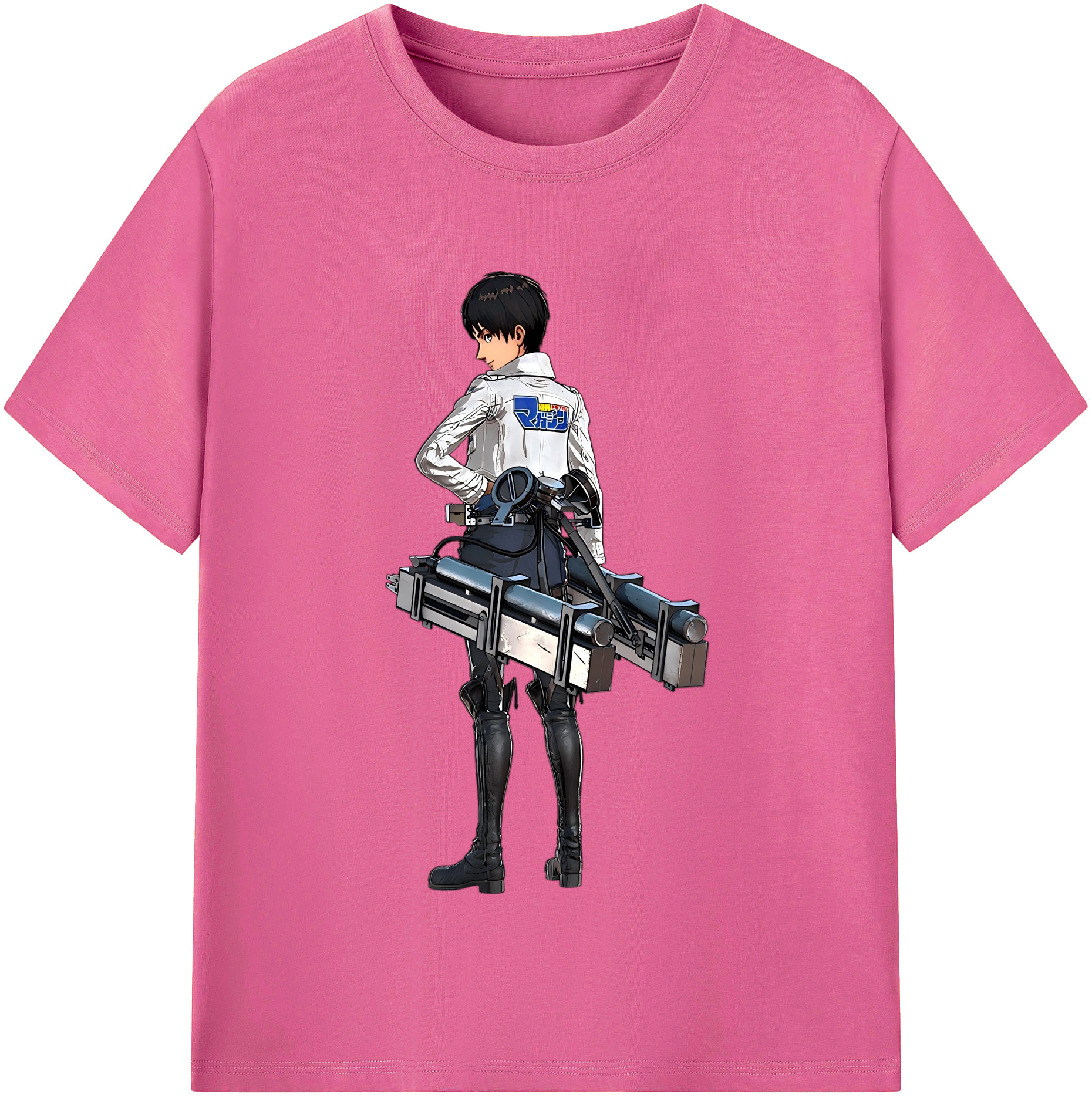 （画像用） 進撃の巨人 エレン･イェーガー Attack on Titan Eren Jäger レディースカジュアルプリントTシャツ（綿100％）