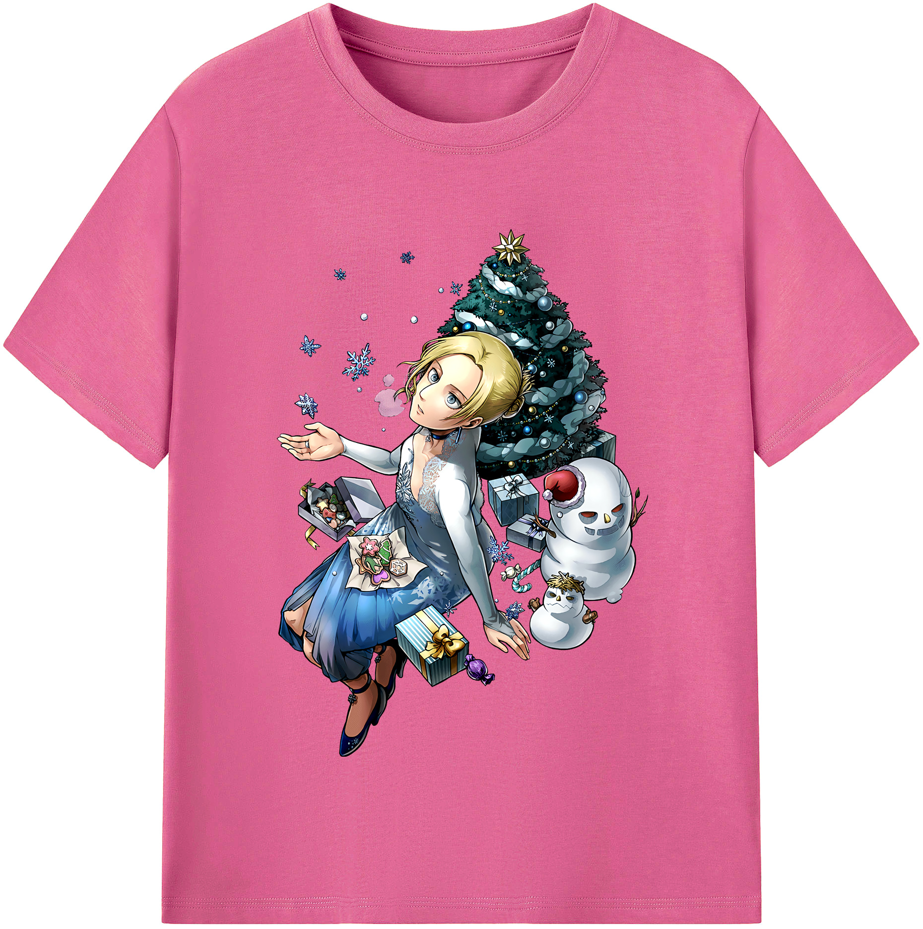 （画像用） 進撃の巨人 アニ・レオンハート Attack on Titan Annie Leonhart レディースカジュアルプリントTシャツ（綿100％）
