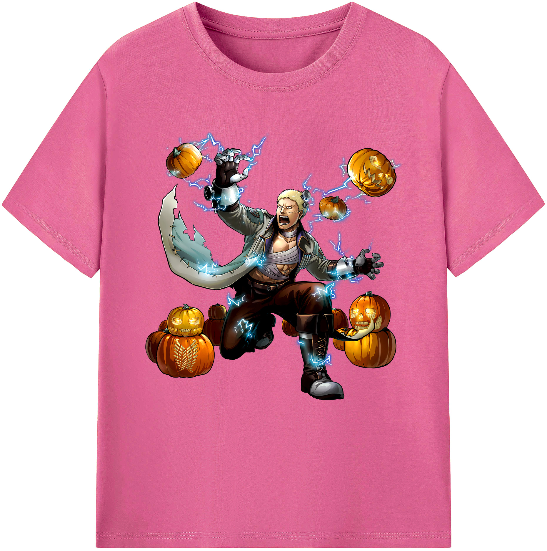 （画像用） 進撃の巨人 ライナー・ブラウン Attack on Titan Reiner Braun レディースカジュアルプリントTシャツ（綿100％）