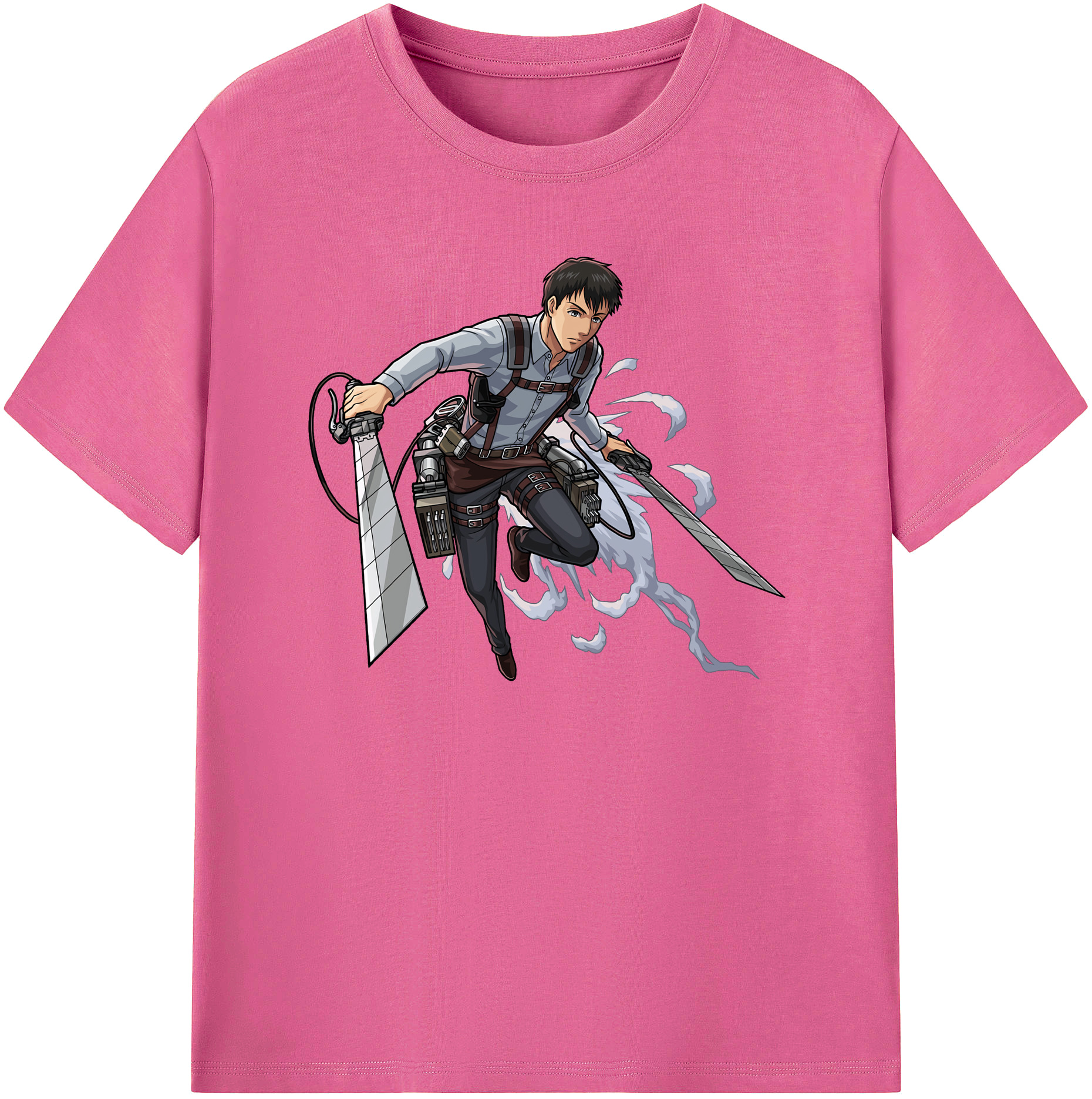 （画像用） 進撃の巨人 ベルトルト・フーバー Attack on Titan Bertholdt Hoover レディースカジュアルプリントTシャツ（綿100％）