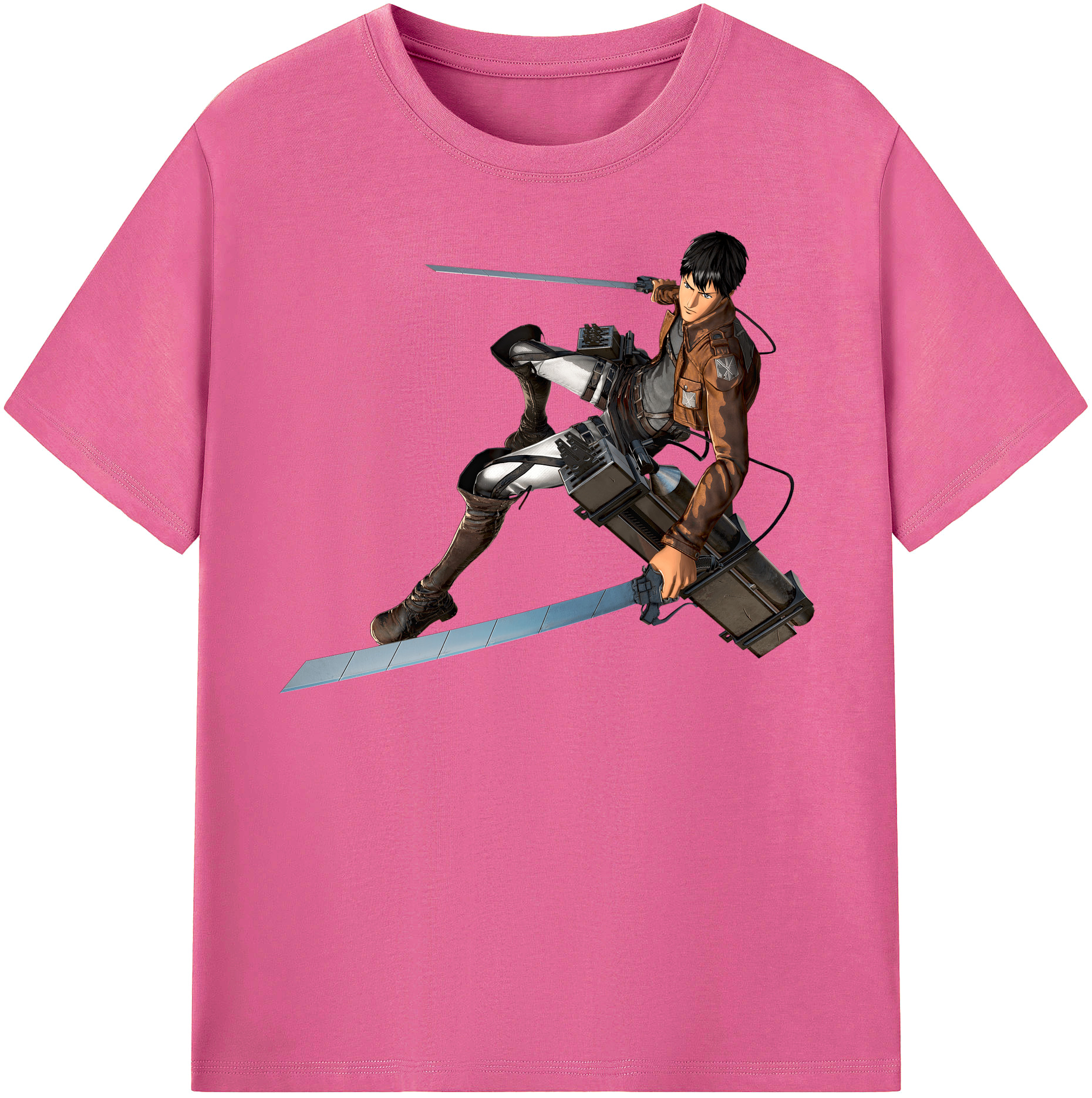 （画像用） 進撃の巨人 ベルトルト・フーバー Attack on Titan Bertholdt Hoover レディースカジュアルプリントTシャツ（綿100％）