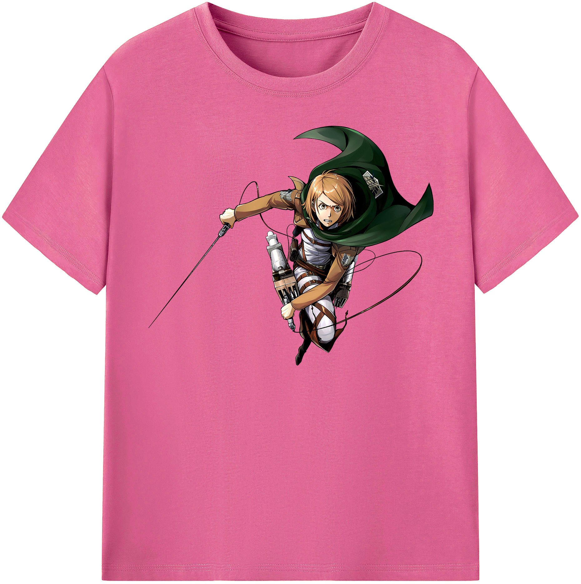 （画像用） 進撃の巨人 ペトラ·ラル Attack on Titan Petra Rall レディースカジュアルプリントTシャツ（綿100％）