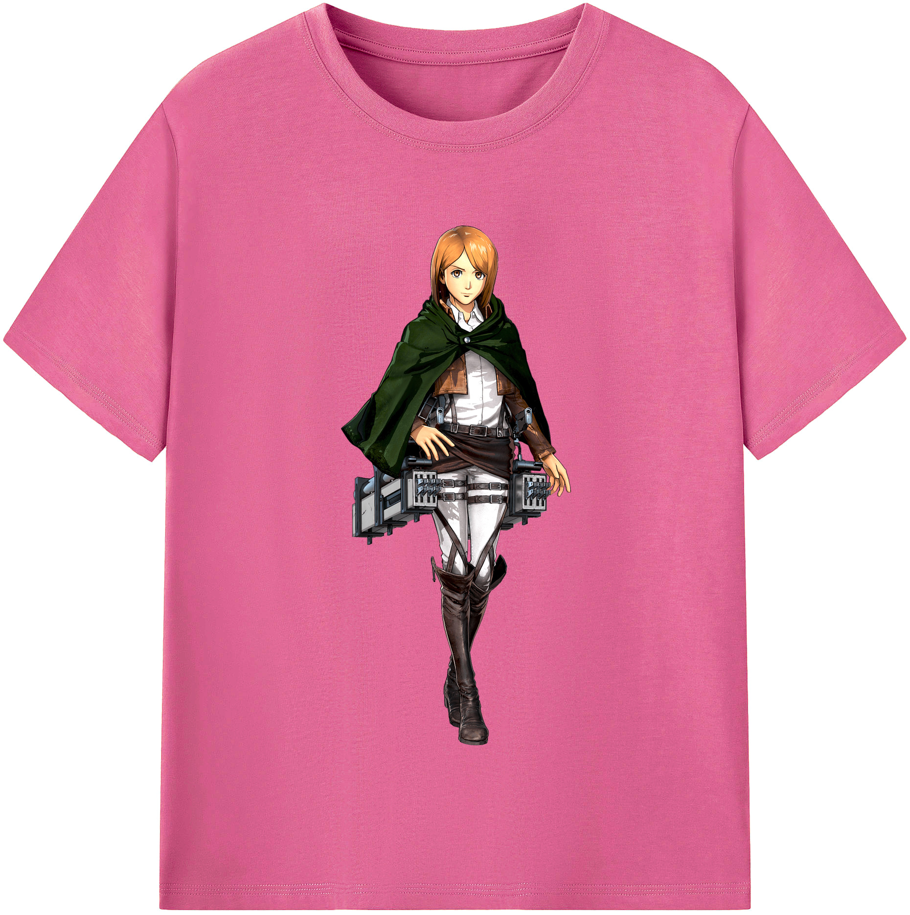 （画像用） 進撃の巨人 ペトラ·ラル Attack on Titan Petra Rall レディースカジュアルプリントTシャツ（綿100％）