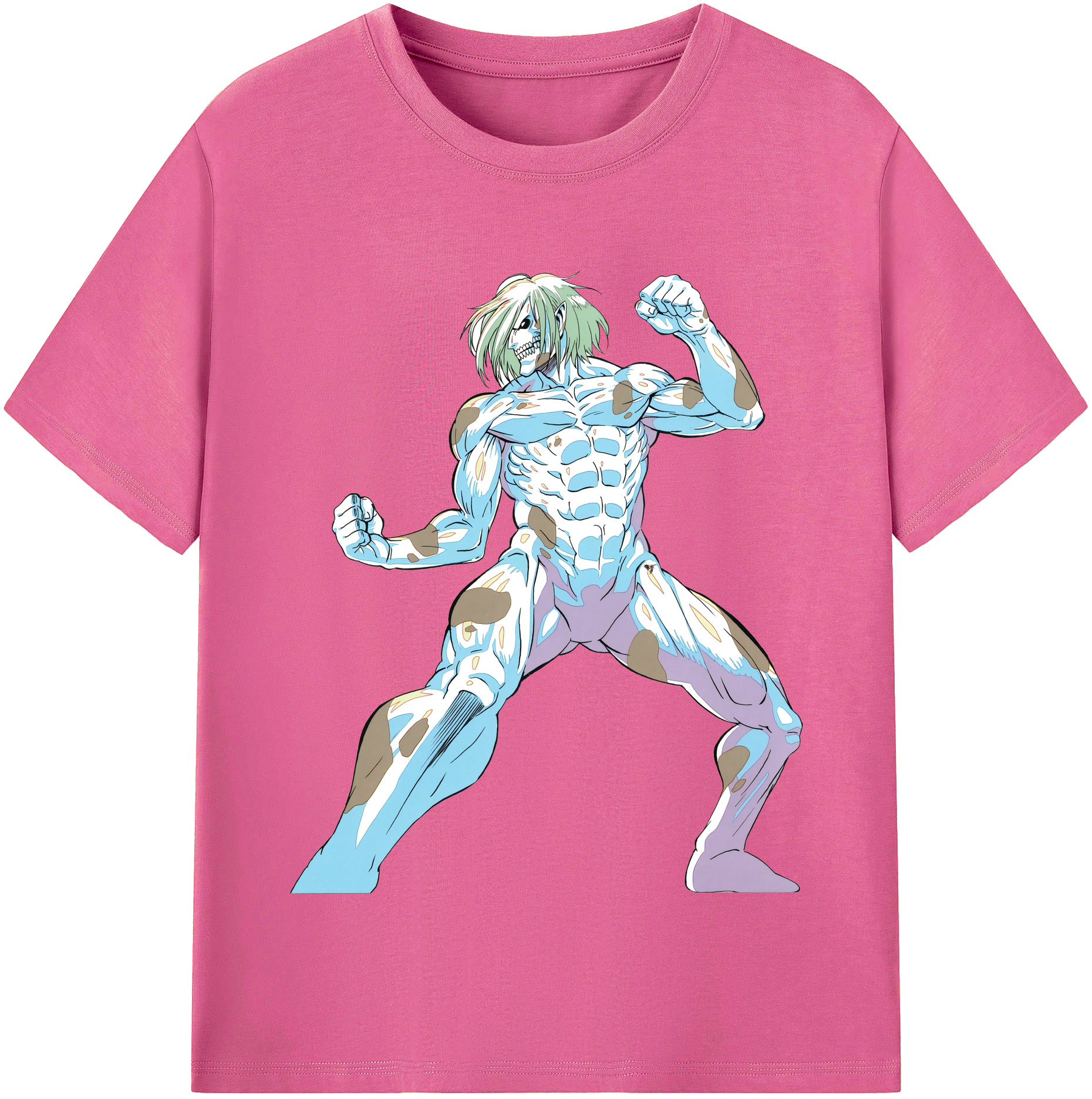（画像用） 進撃の巨人 Attack on Titan レディースカジュアルプリントTシャツ（綿100％）