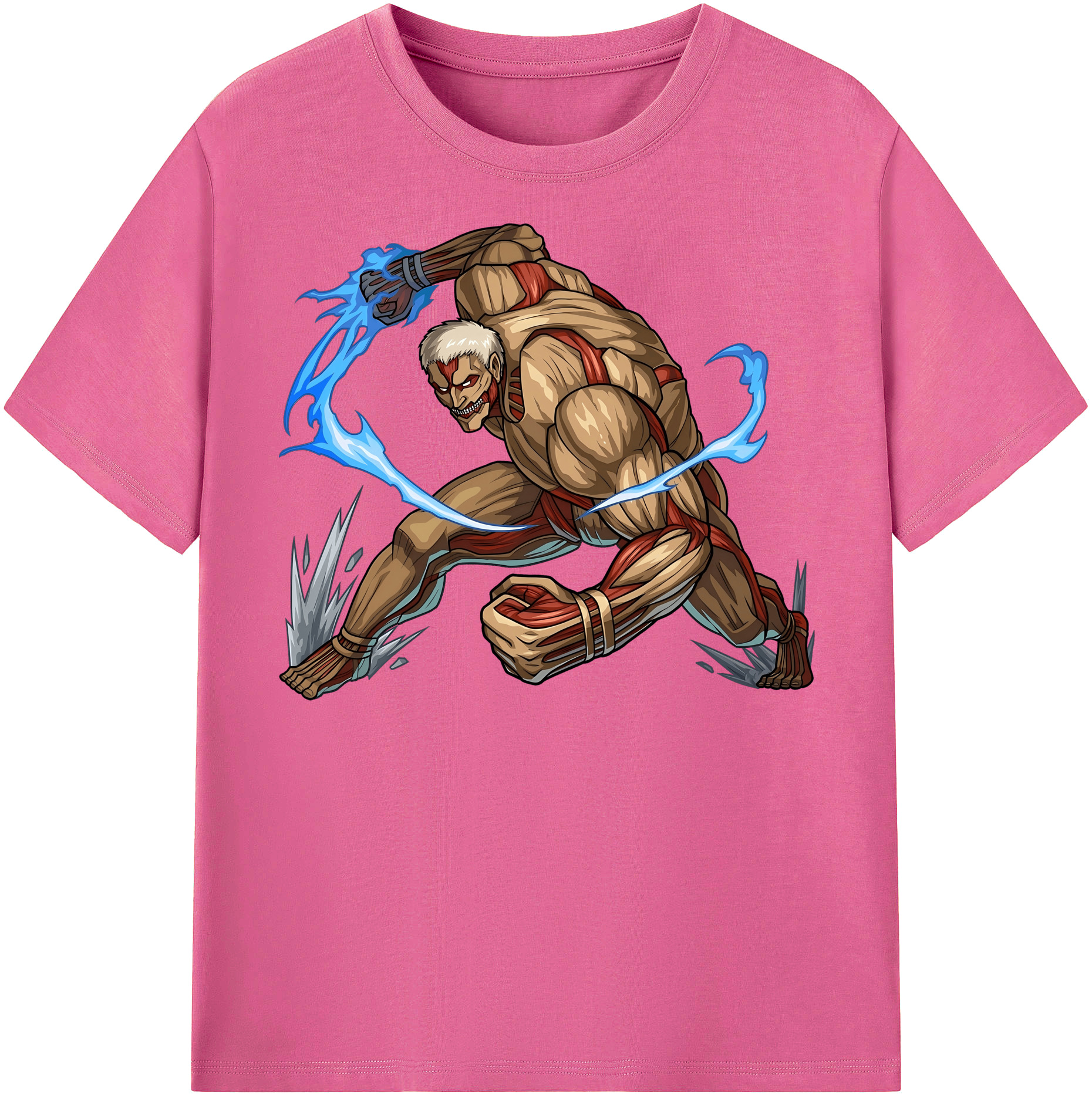 （画像用） 進撃の巨人 Attack on Titan レディースカジュアルプリントTシャツ（綿100％）