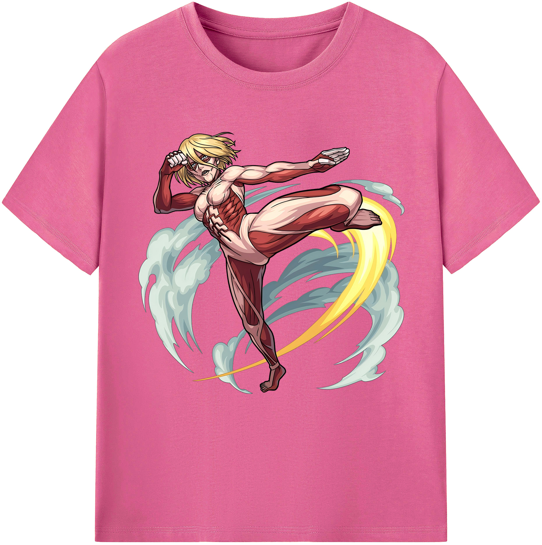（画像用） 進撃の巨人 Attack on Titan レディースカジュアルプリントTシャツ（綿100％）