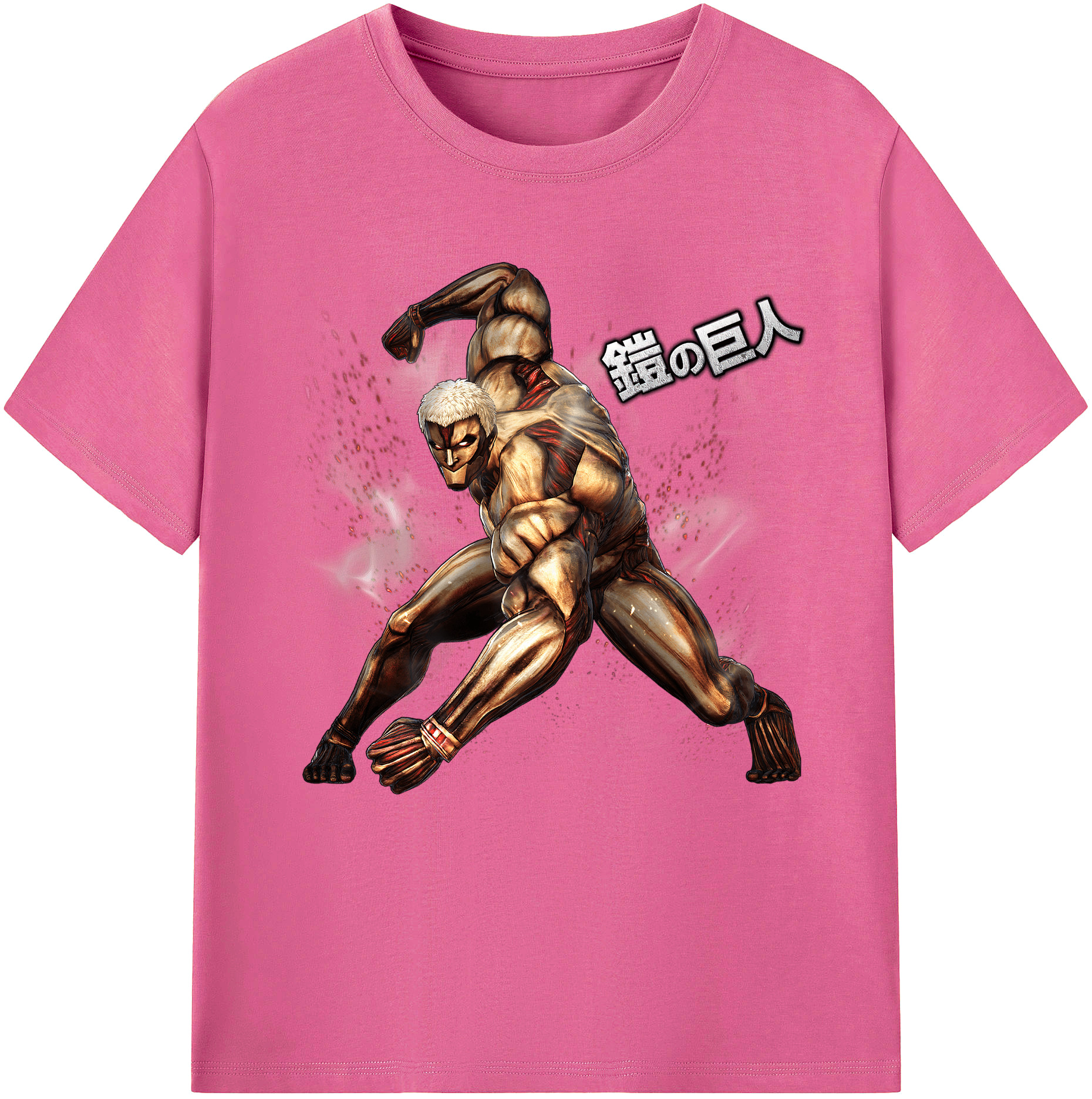 （画像用） 進撃の巨人 Attack on Titan レディースカジュアルプリントTシャツ（綿100％）