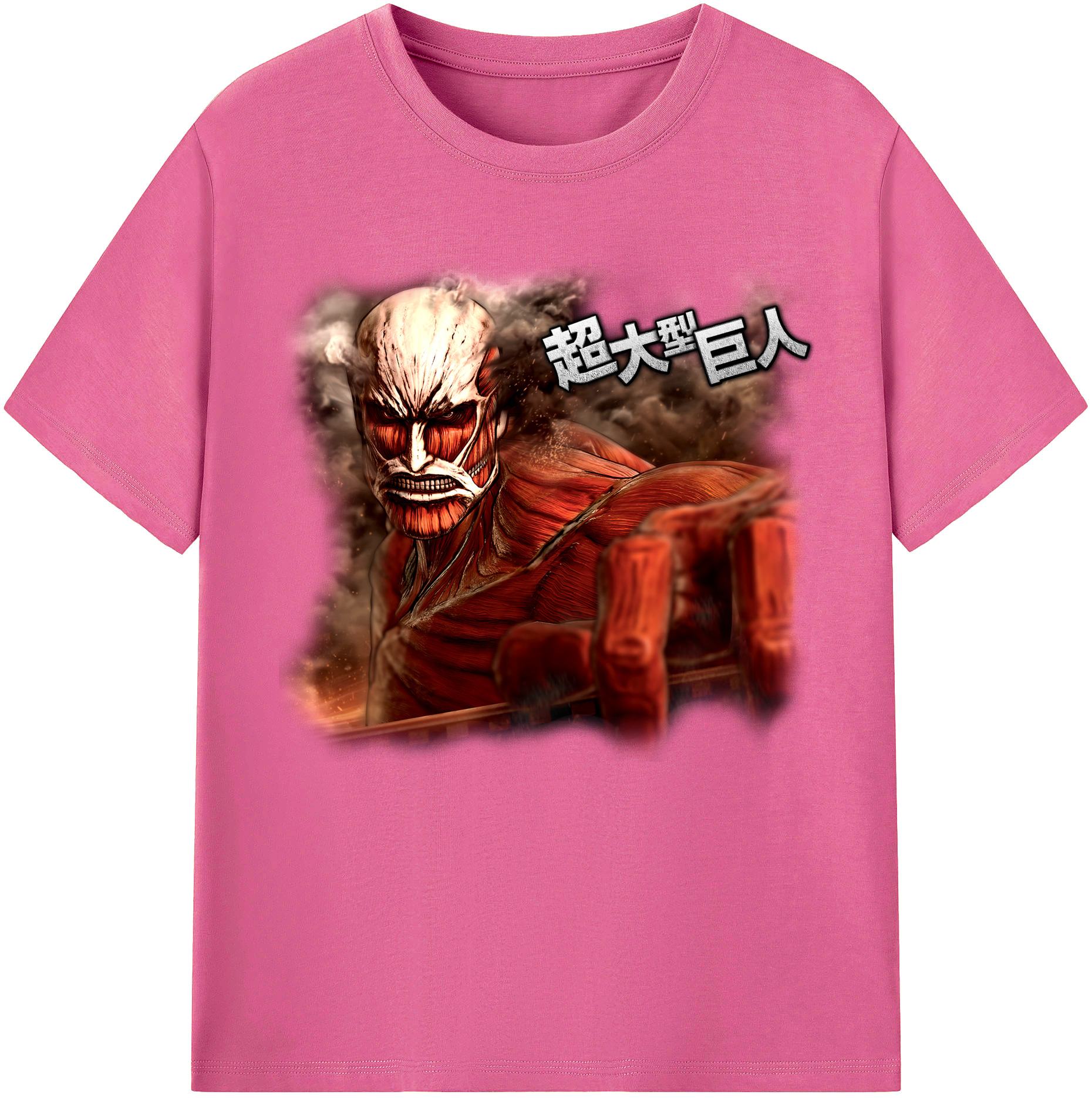 （画像用） 進撃の巨人 Attack on Titan レディースカジュアルプリントTシャツ（綿100％）