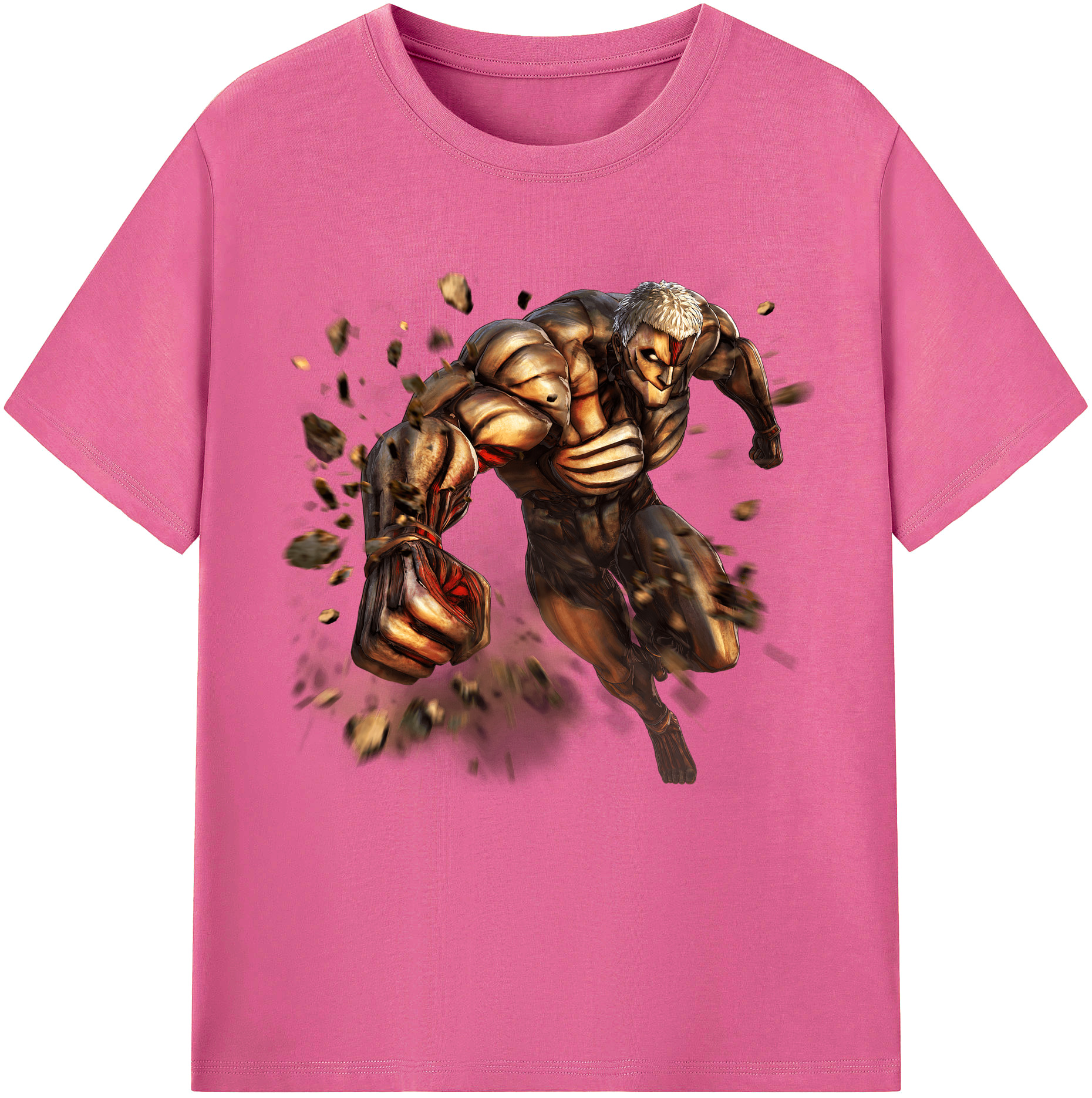 （画像用） 進撃の巨人 Attack on Titan レディースカジュアルプリントTシャツ（綿100％）