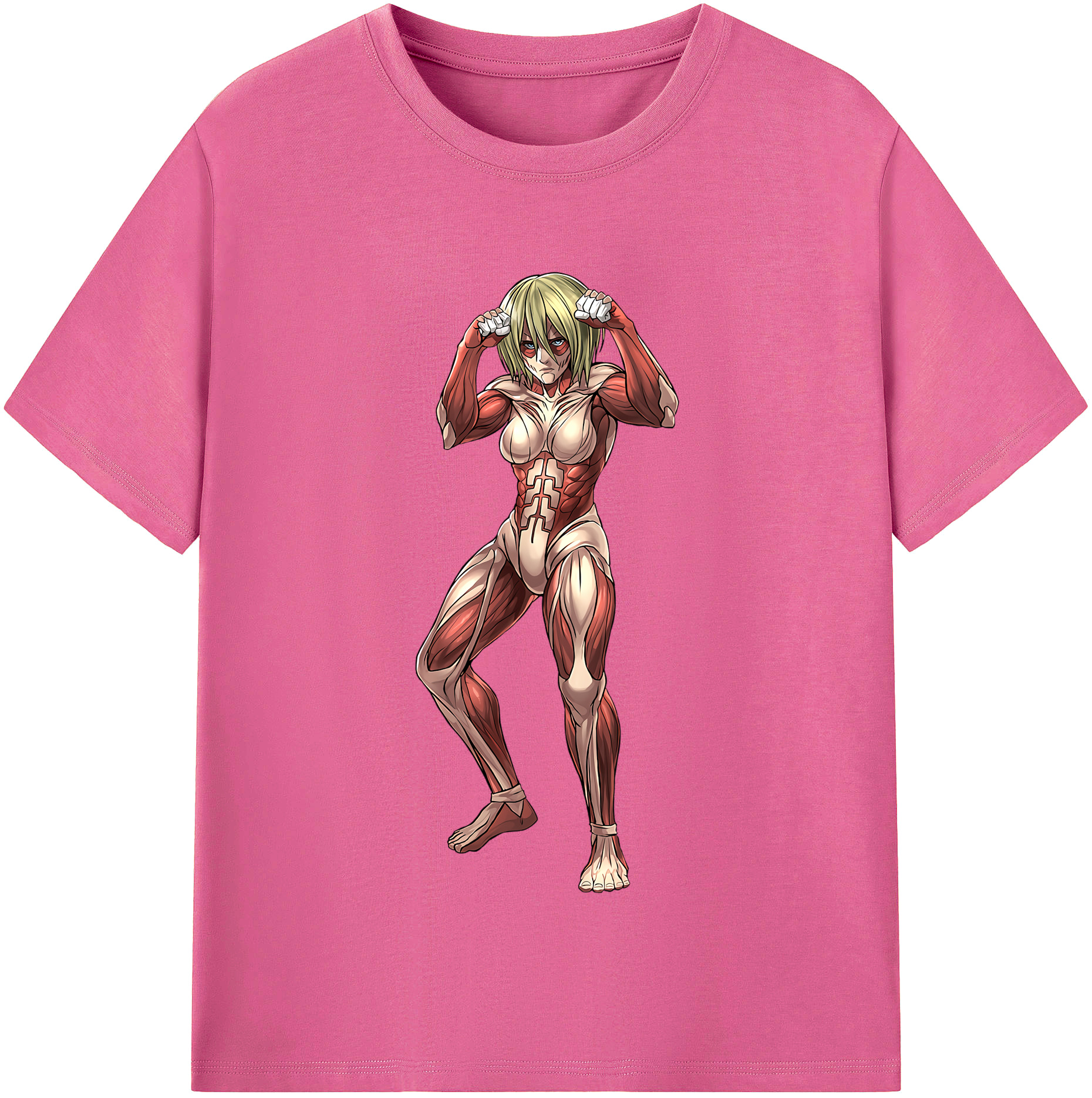 （画像用） 進撃の巨人 Attack on Titan レディースカジュアルプリントTシャツ（綿100％）