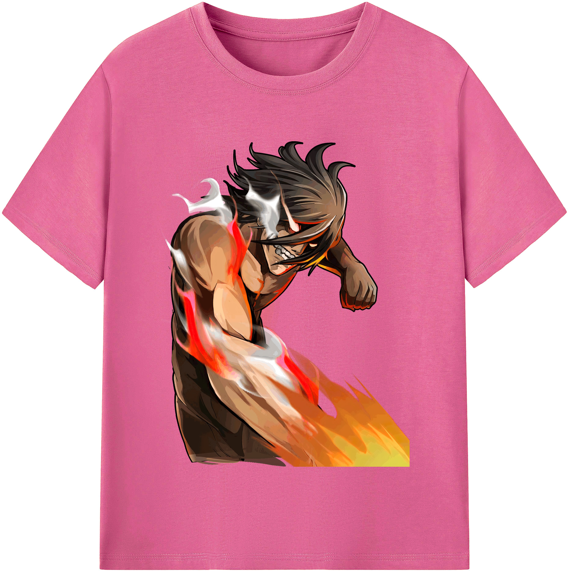 （画像用） 進撃の巨人 Attack on Titan レディースカジュアルプリントTシャツ（綿100％）
