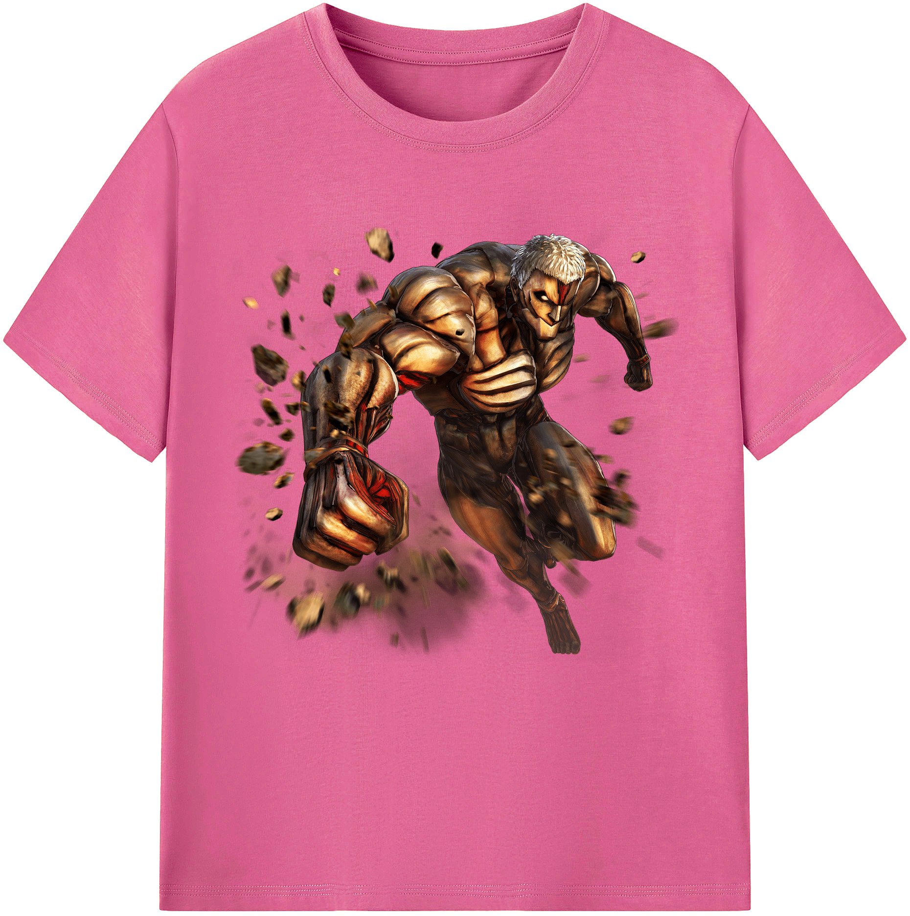 （画像用） 進撃の巨人 Attack on Titan レディースカジュアルプリントTシャツ（綿100％）