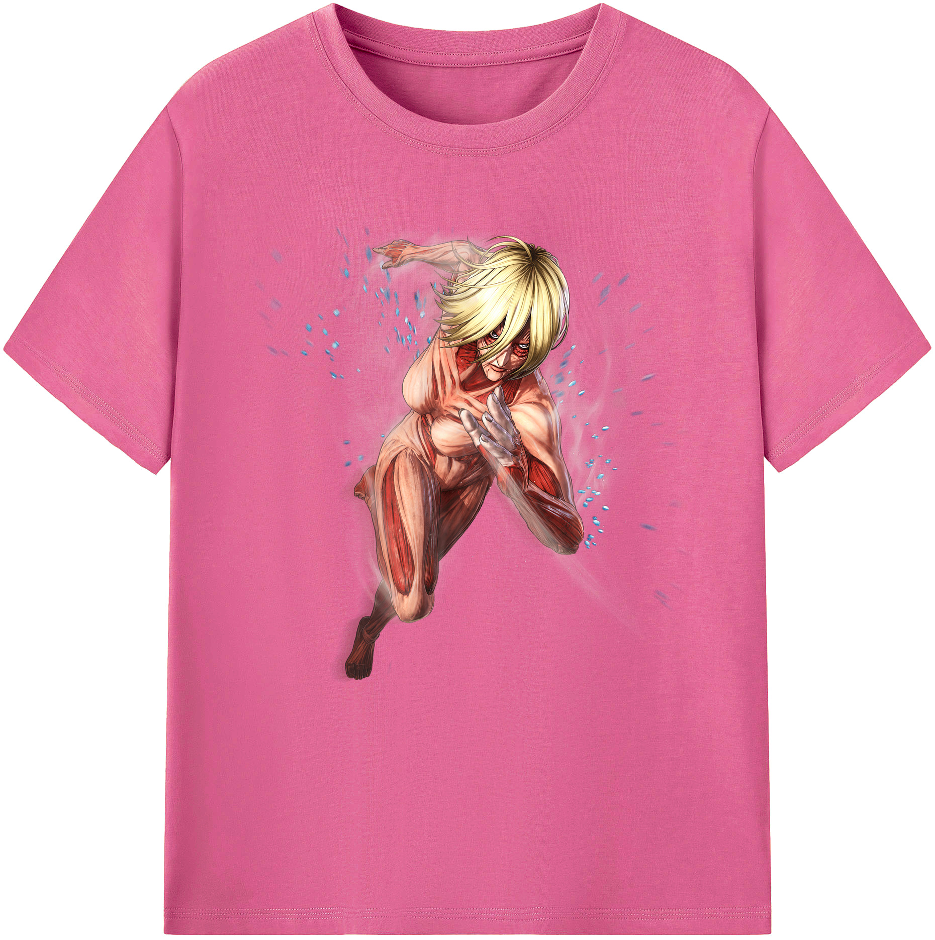 （画像用） 進撃の巨人 Attack on Titan レディースカジュアルプリントTシャツ（綿100％）