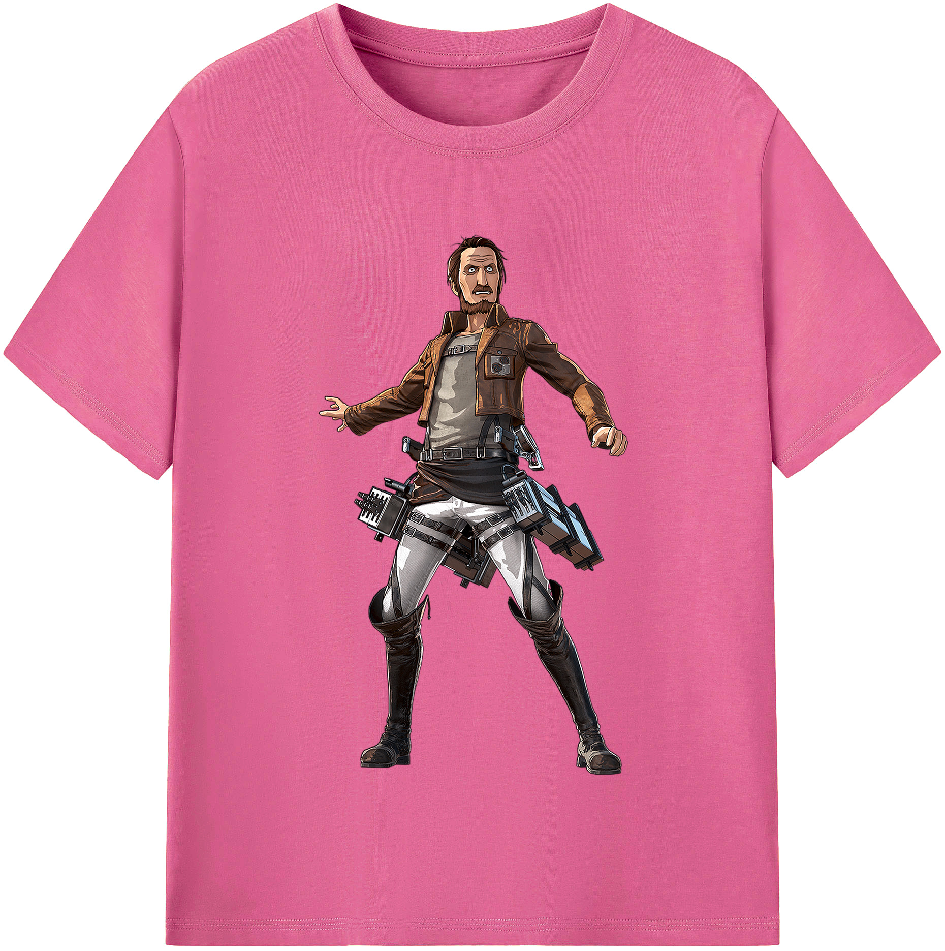 （画像用） 進撃の巨人 Attack on Titan レディースカジュアルプリントTシャツ（綿100％）