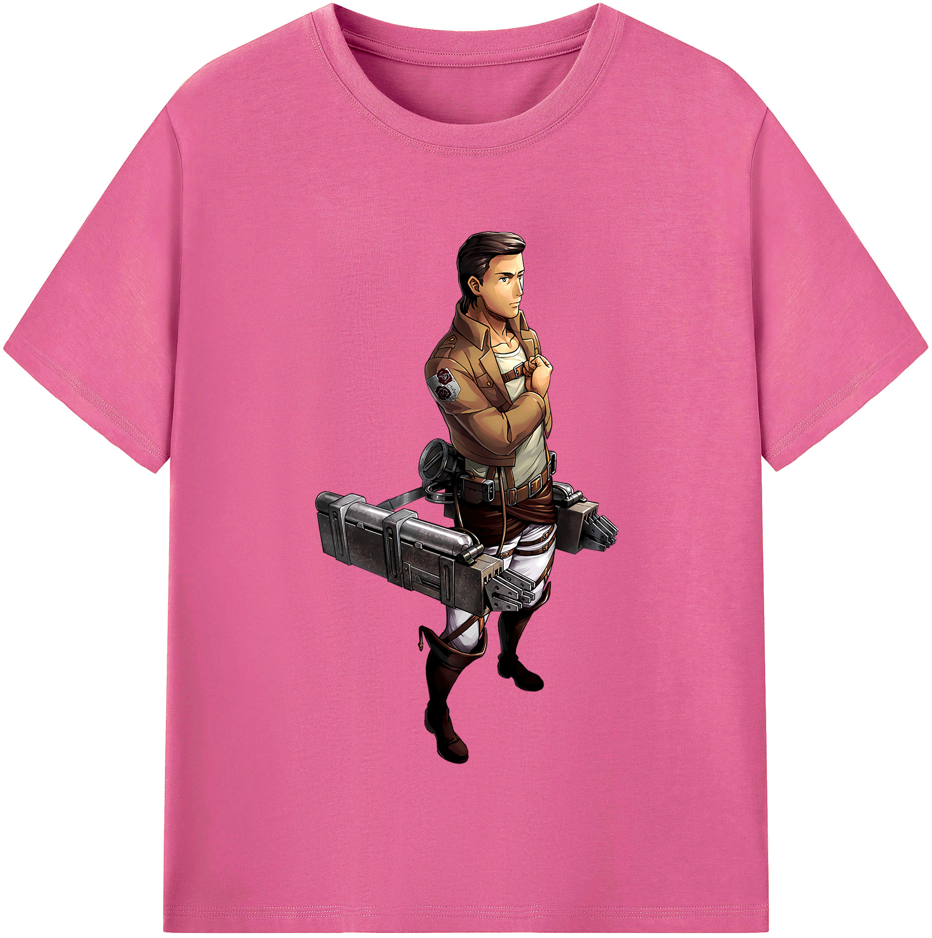（画像用） 進撃の巨人 Attack on Titan レディースカジュアルプリントTシャツ（綿100％）