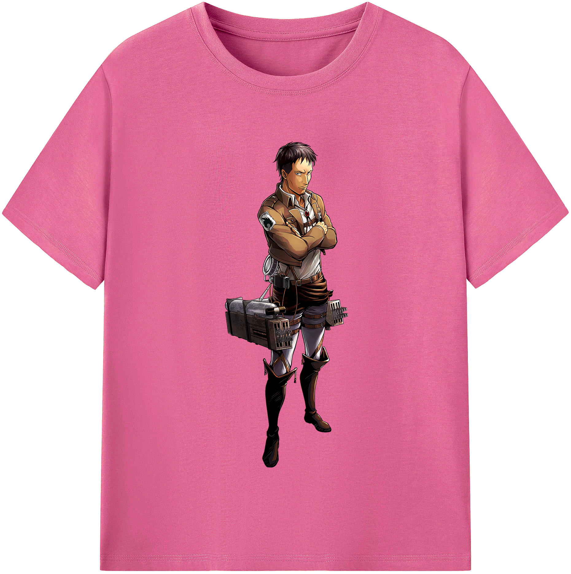 （画像用） 進撃の巨人 Attack on Titan レディースカジュアルプリントTシャツ（綿100％）