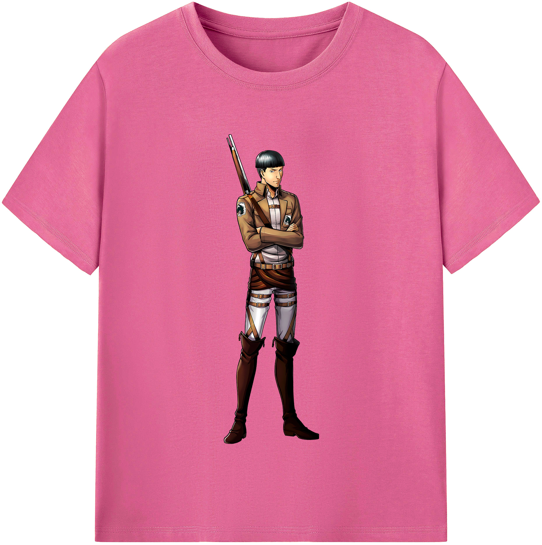 （画像用） 進撃の巨人 Attack on Titan レディースカジュアルプリントTシャツ（綿100％）